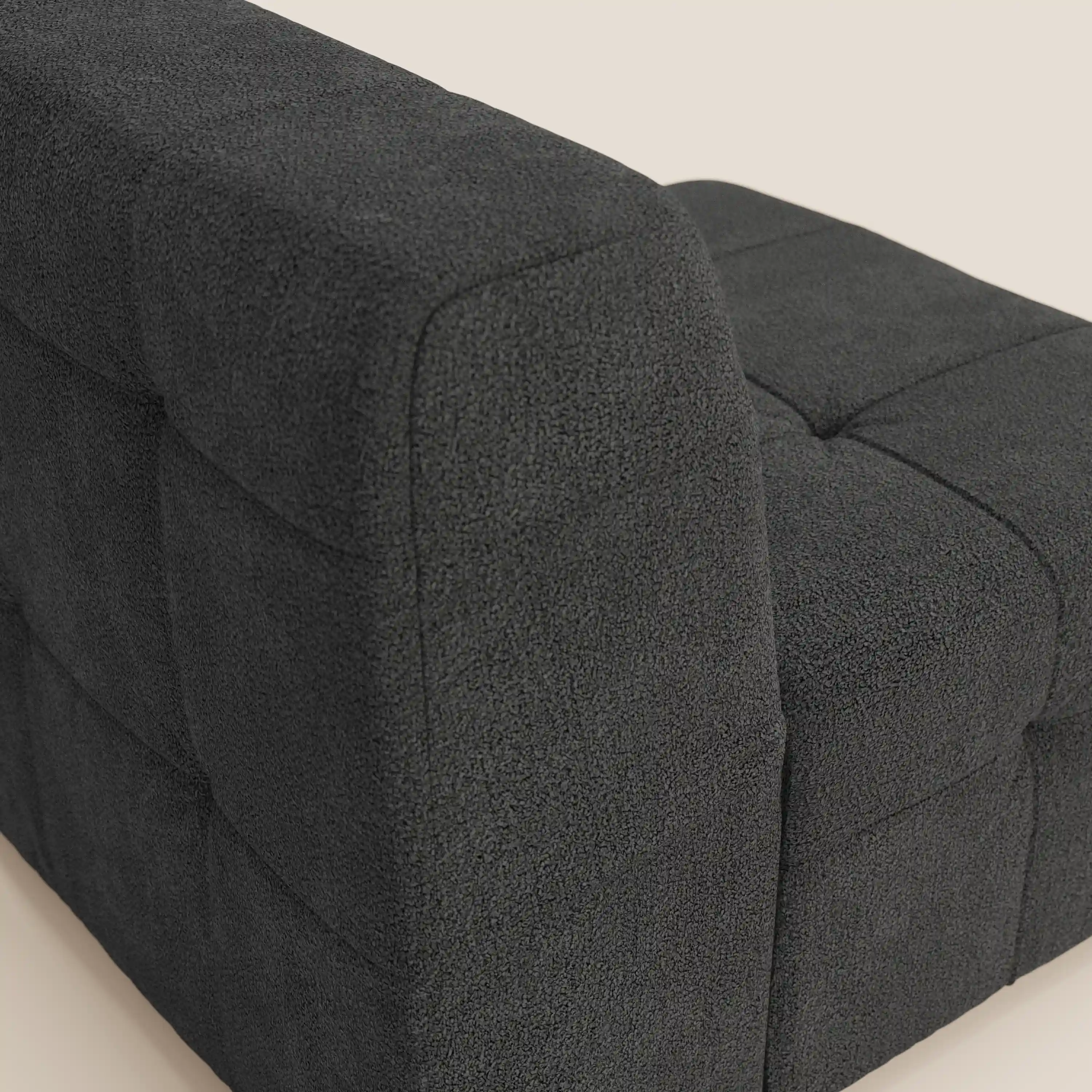 Mosaic module fauteuil 77 cm en bouclé - finition capitonnée et design en tissu détachable T21 - Image 26