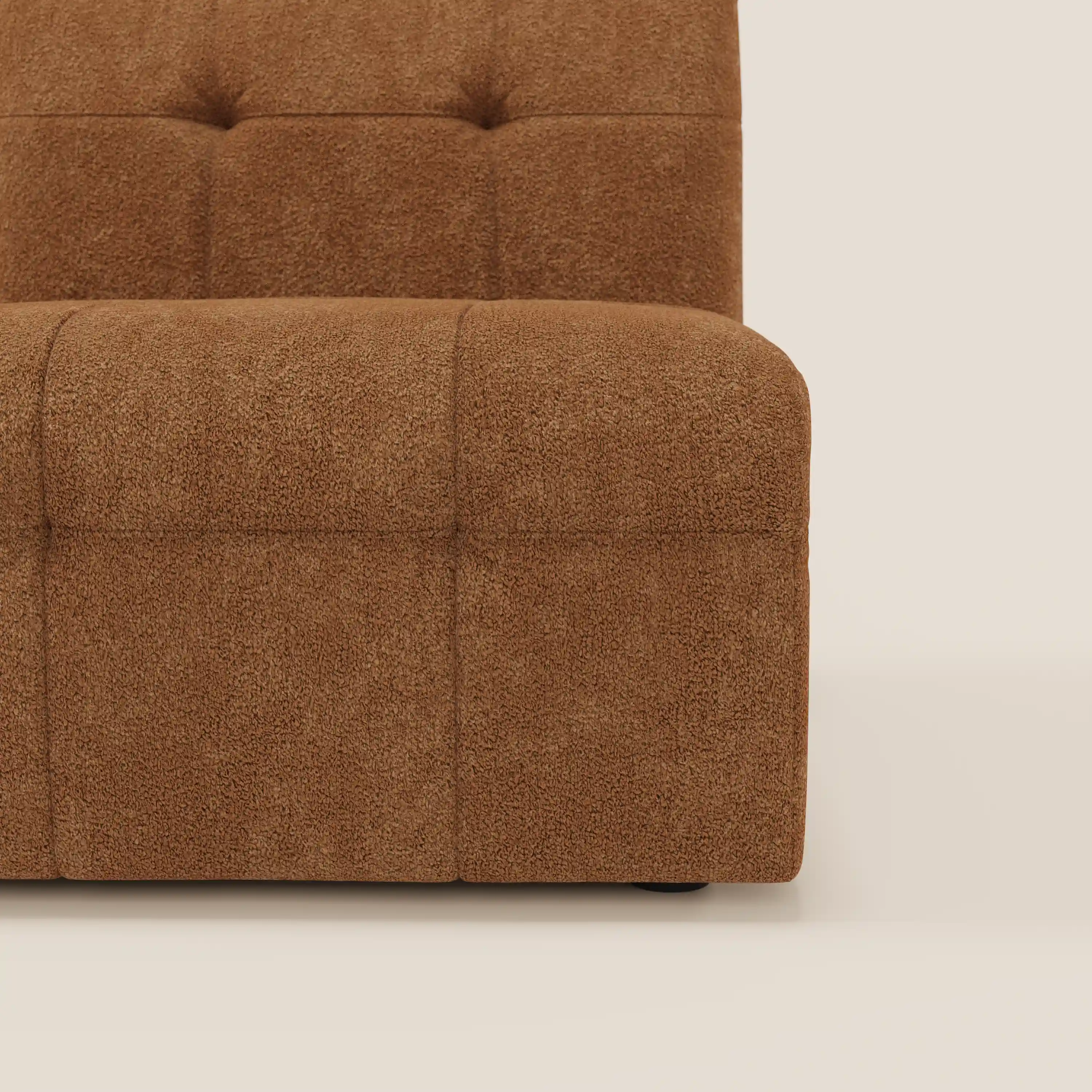 Mosaic module fauteuil 77 cm en bouclé - finition capitonnée et design en tissu détachable T21 - Image 32