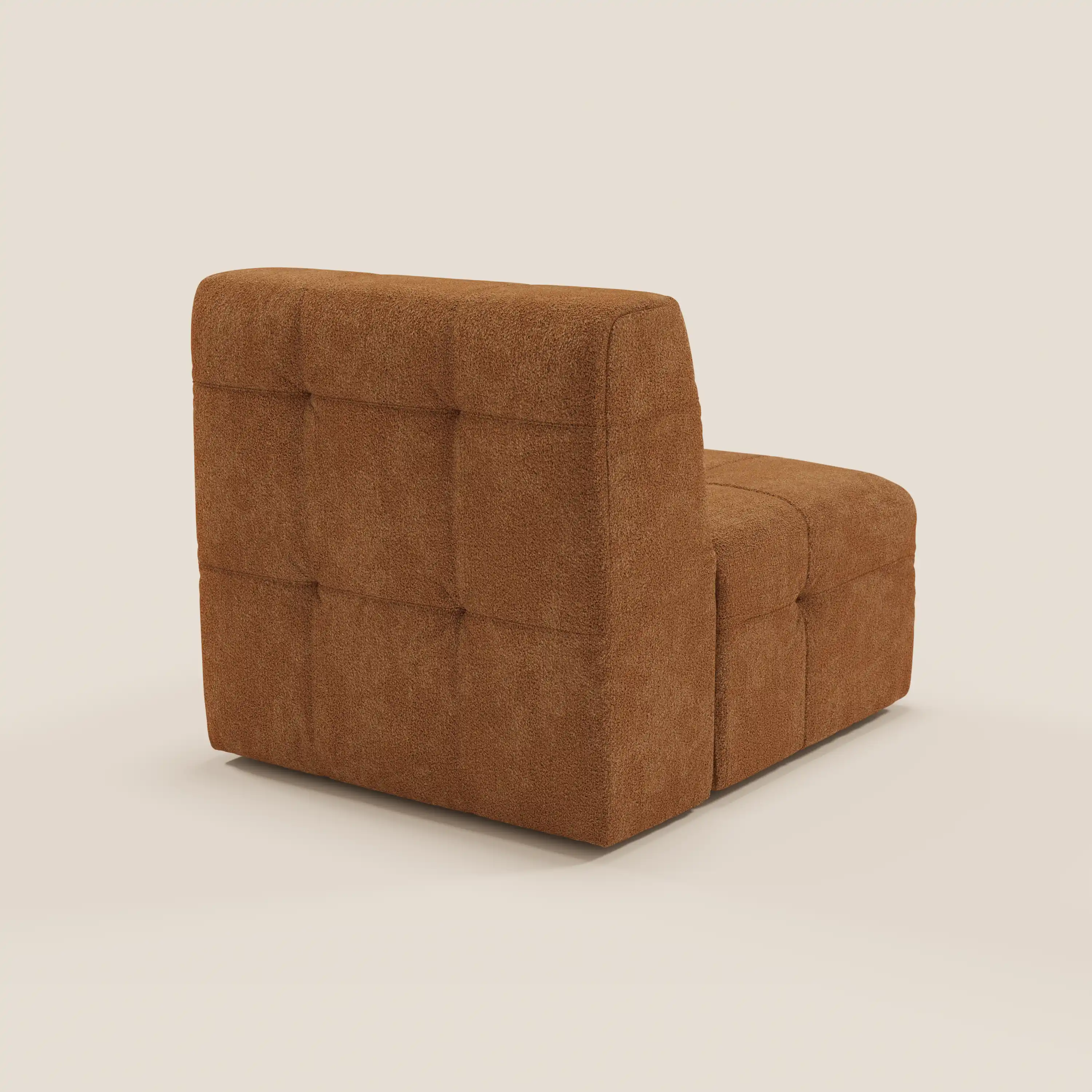 Mosaic module fauteuil 77 cm en bouclé - finition capitonnée et design en tissu détachable T21 - Image 34