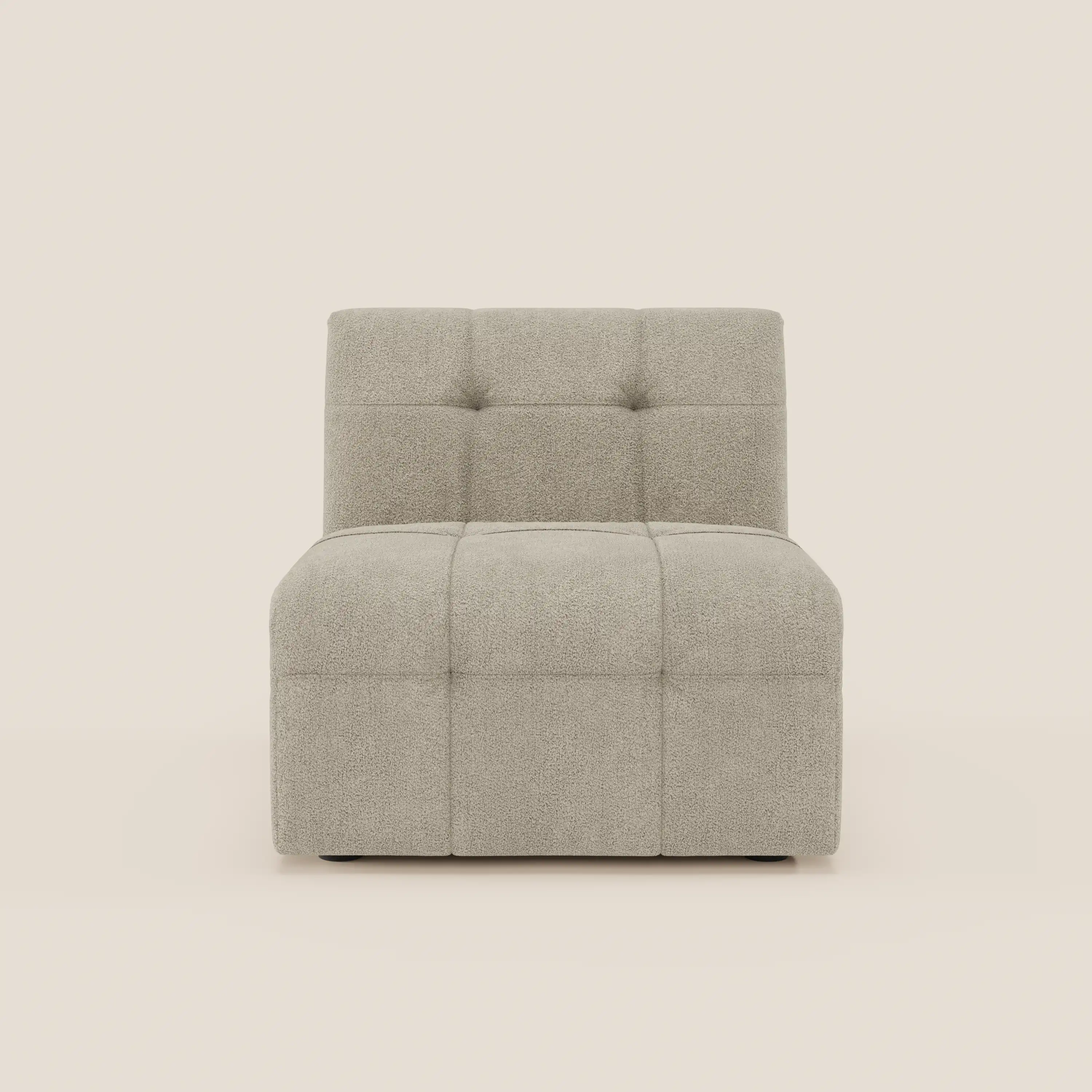Mosaic module fauteuil 77 cm en bouclé - finition capitonnée et design en tissu détachable T21 - Image 38