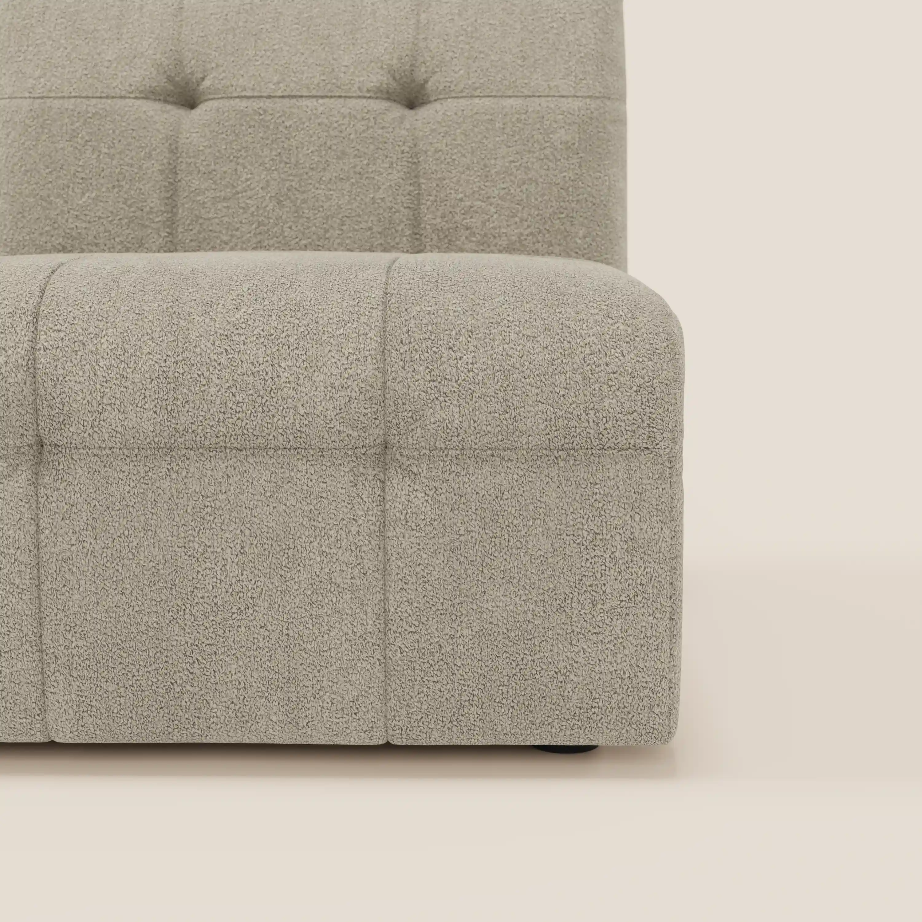 Mosaic module fauteuil 77 cm en bouclé - finition capitonnée et design en tissu détachable T21 - Image 41