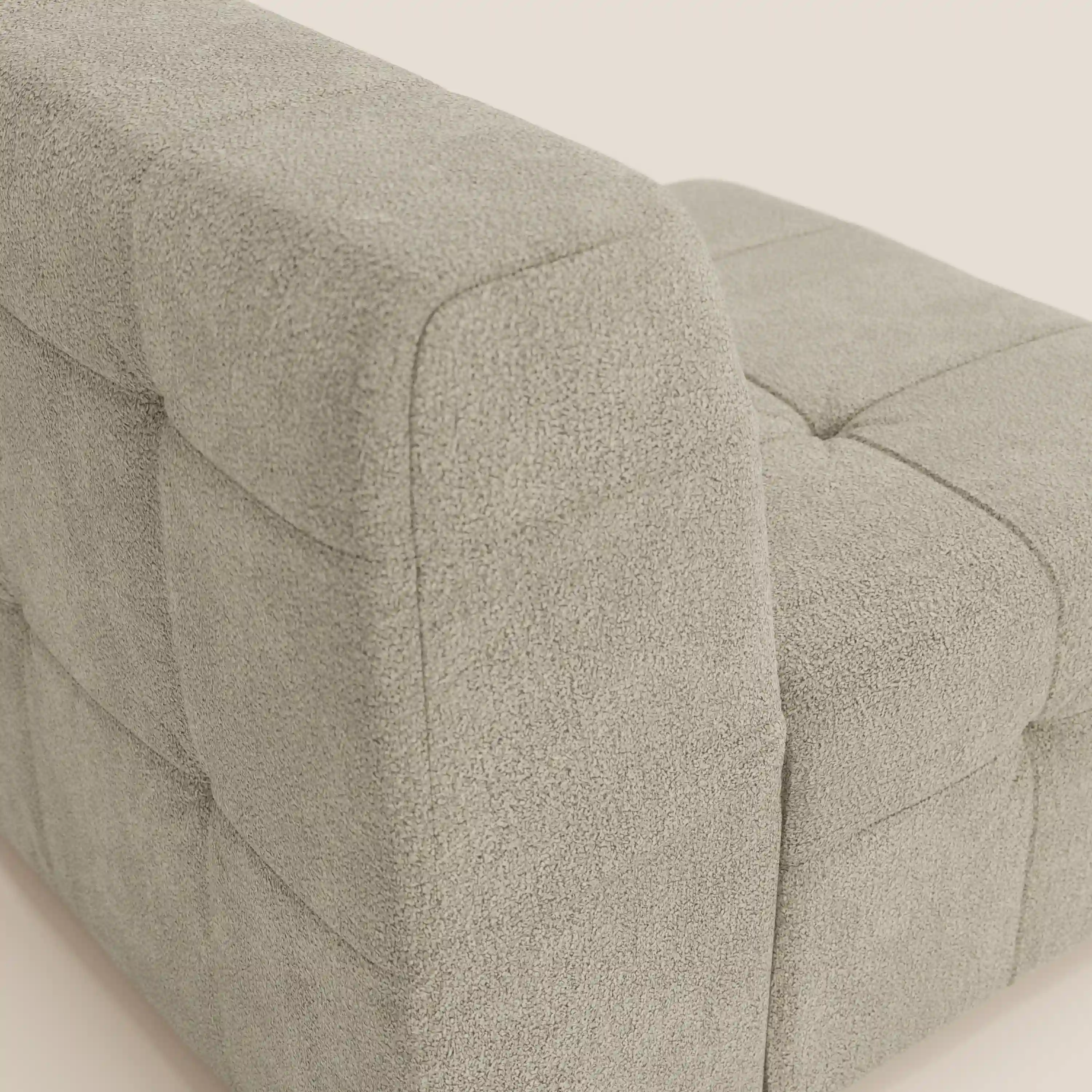 Mosaic module fauteuil 77 cm en bouclé - finition capitonnée et design en tissu détachable T21 - Image 44