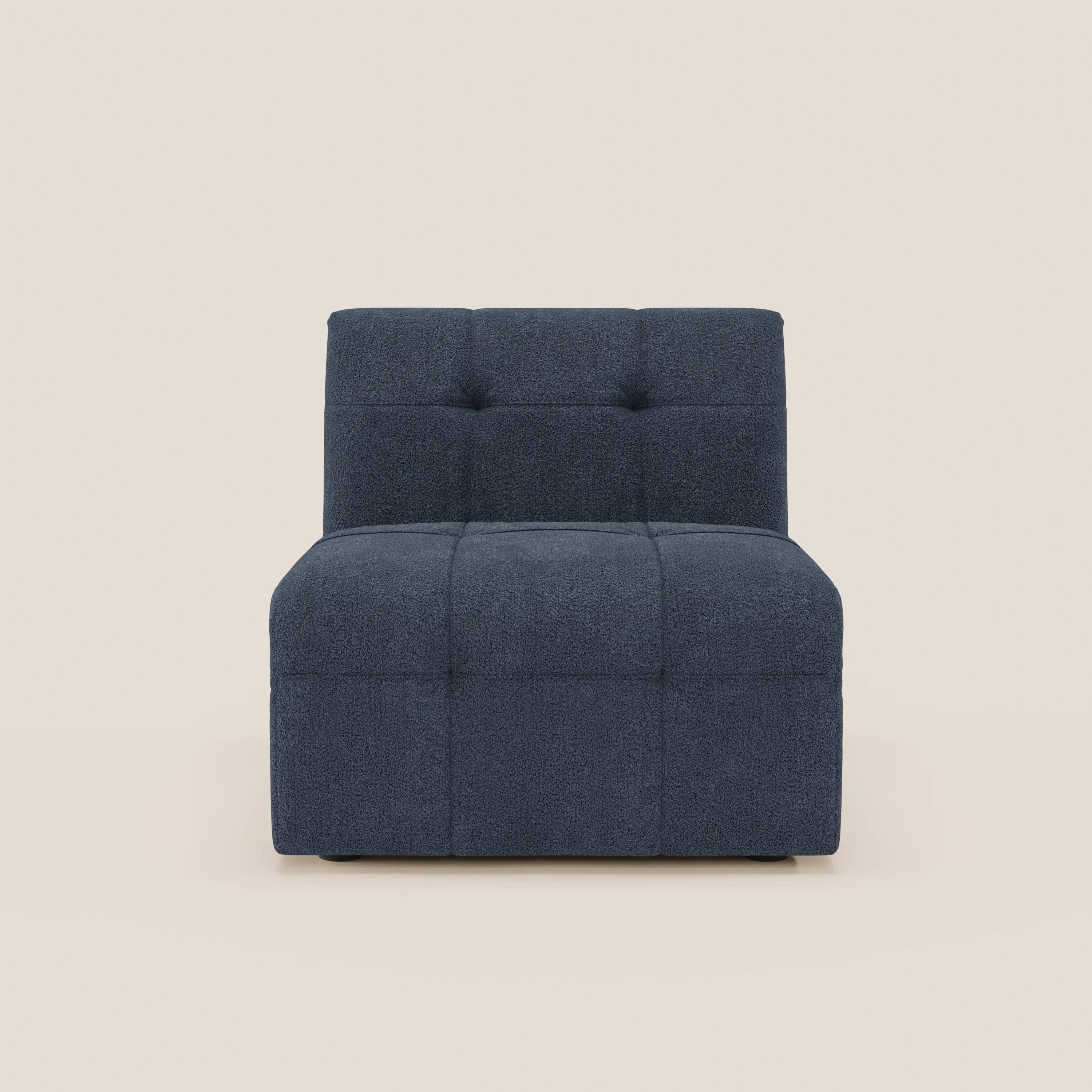 Mosaic module fauteuil 77 cm en bouclé - finition capitonnée et design en tissu détachable T21 - Image 47