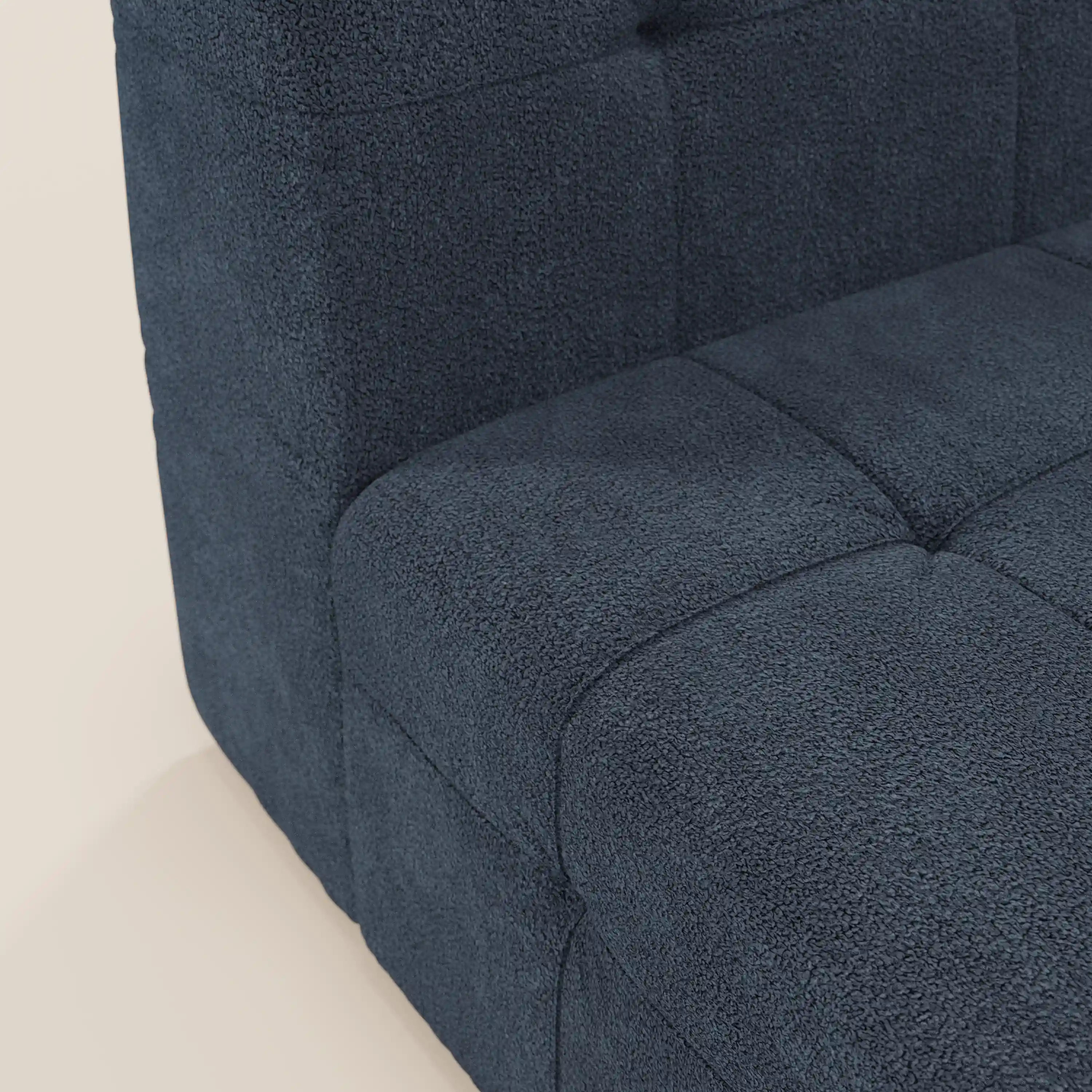 Mosaic module fauteuil 77 cm en bouclé - finition capitonnée et design en tissu détachable T21 - Image 49