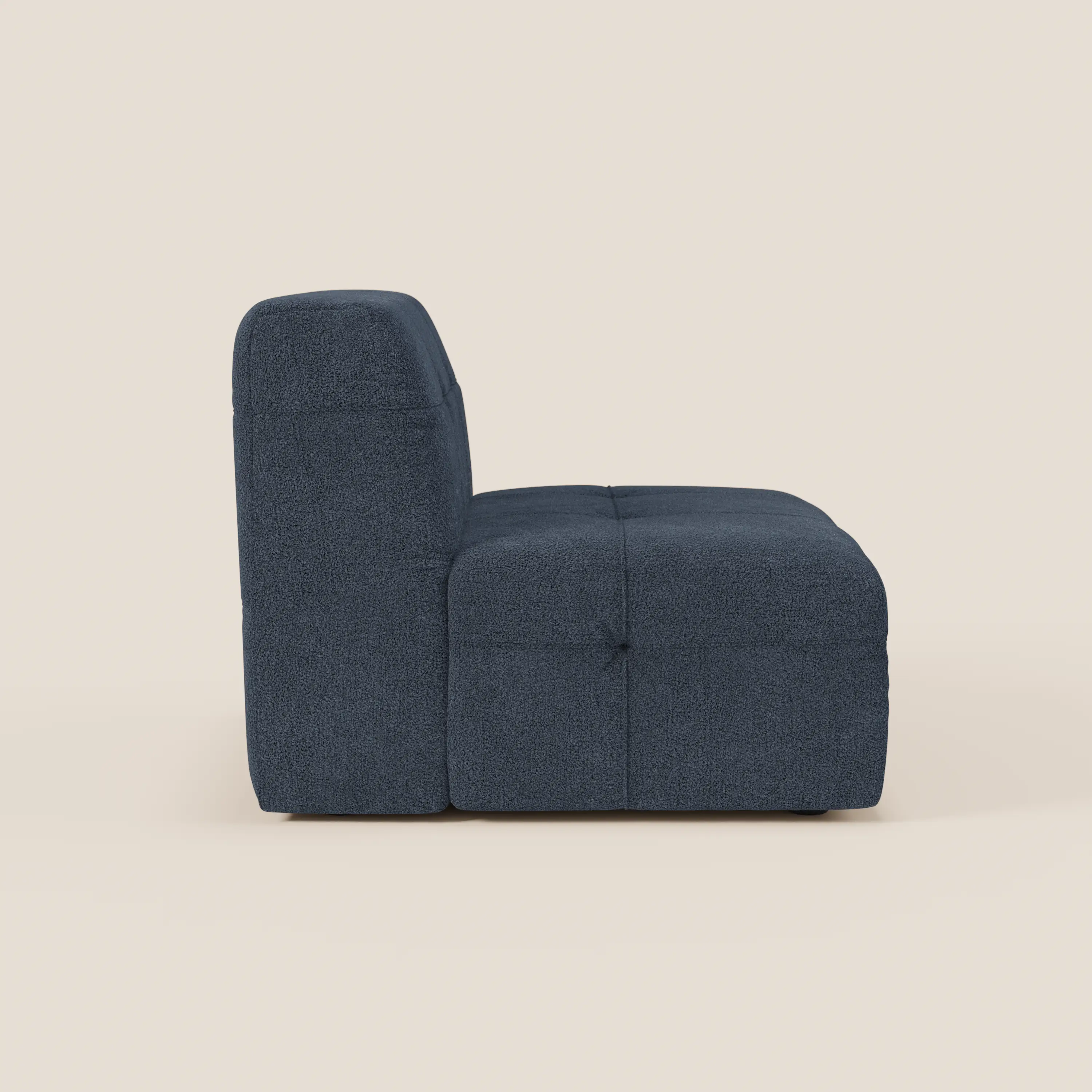 Mosaic module fauteuil 77 cm en bouclé - finition capitonnée et design en tissu détachable T21 - Image 51