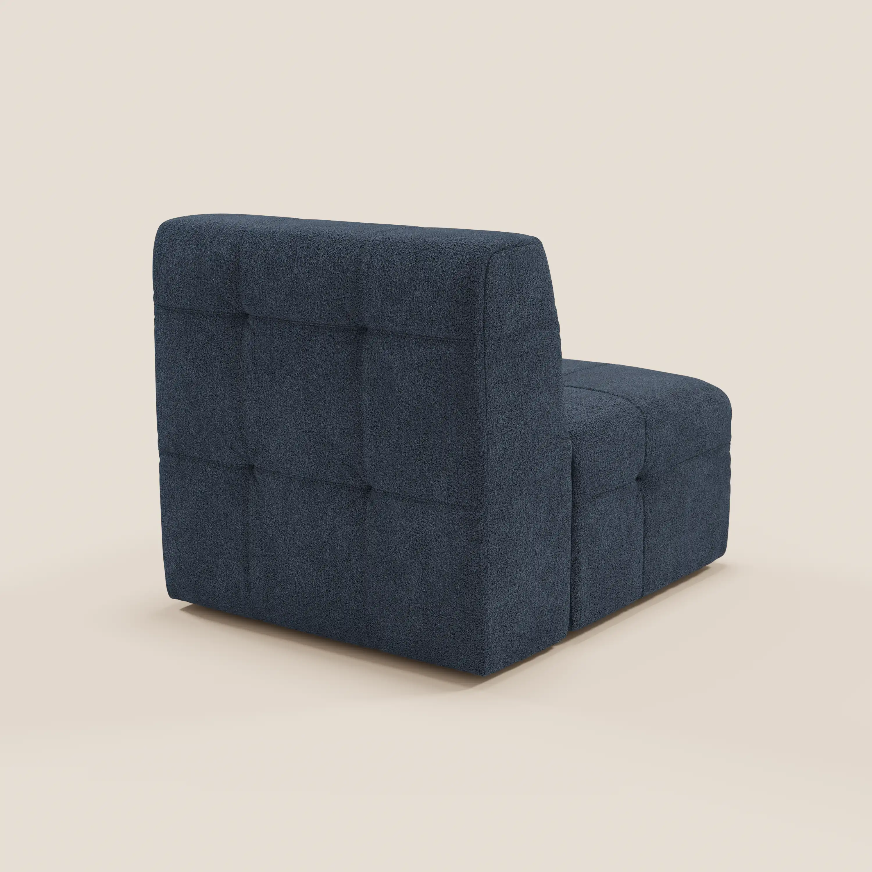 Mosaic module fauteuil 77 cm en bouclé - finition capitonnée et design en tissu détachable T21 - Image 52