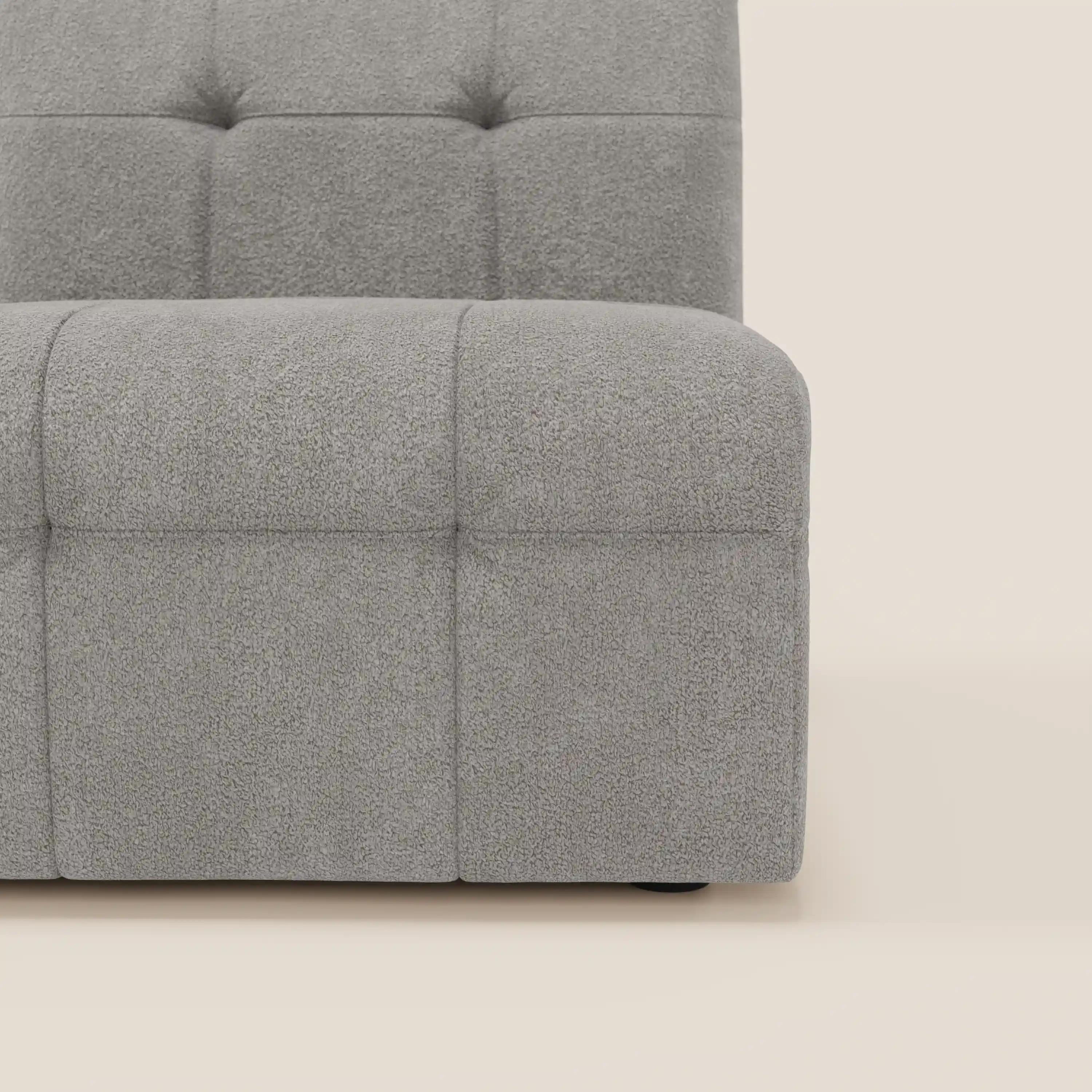 Mosaic module fauteuil 77 cm en bouclé - finition capitonnée et design en tissu détachable T21 - Image 59