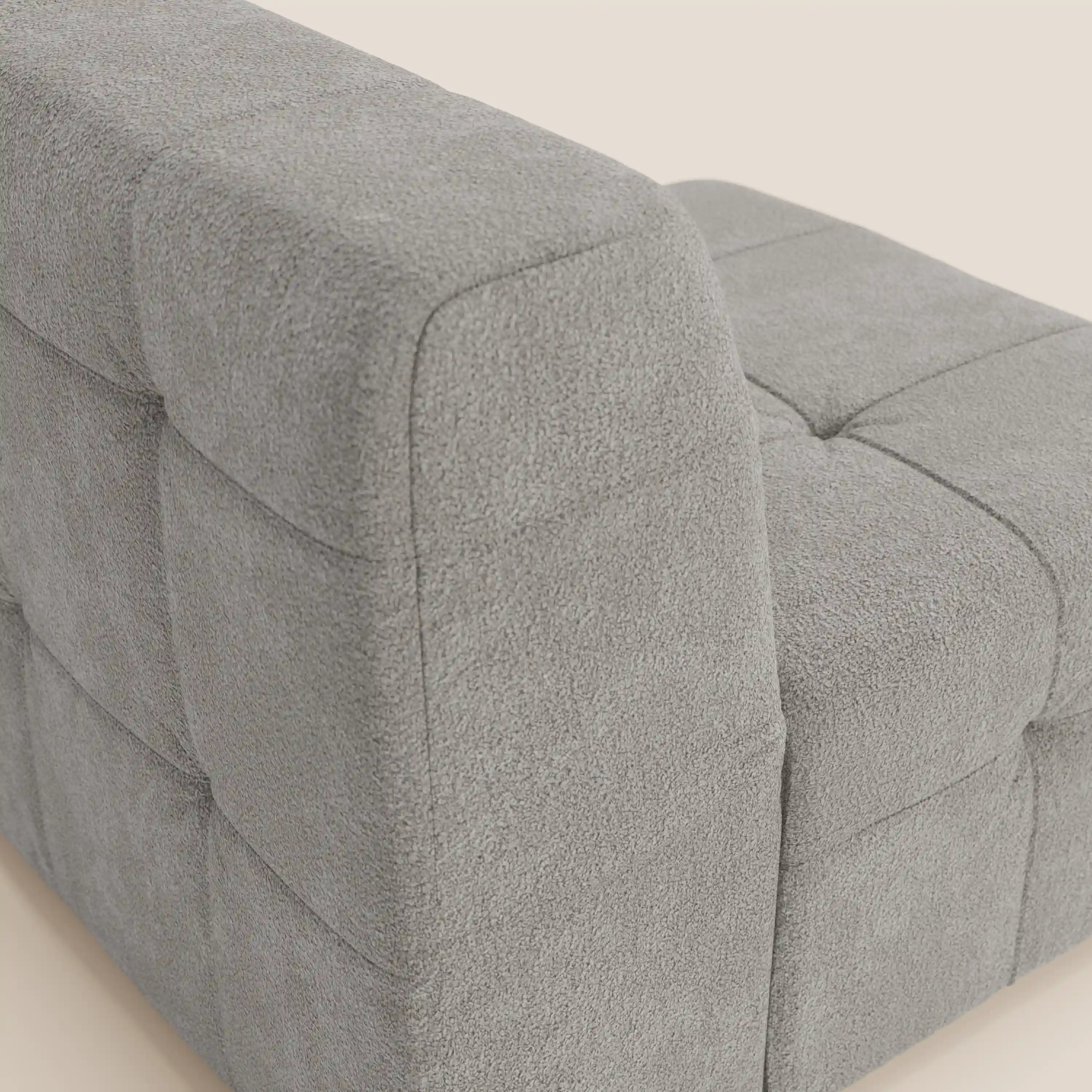 Mosaic module fauteuil 77 cm en bouclé - finition capitonnée et design en tissu détachable T21 - Image 62