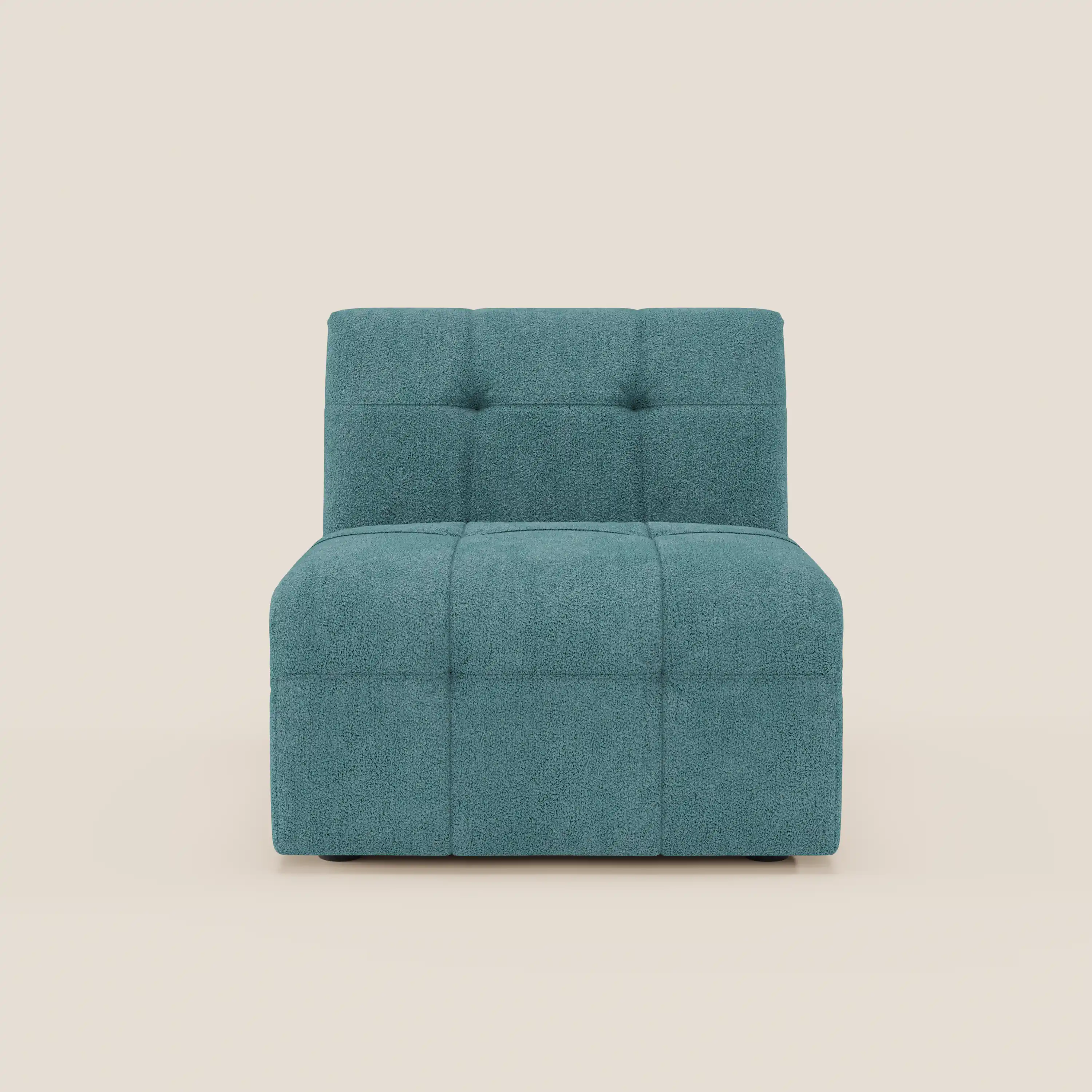 Mosaic module fauteuil 77 cm en bouclé - finition capitonnée et design en tissu détachable T21 - Image 65