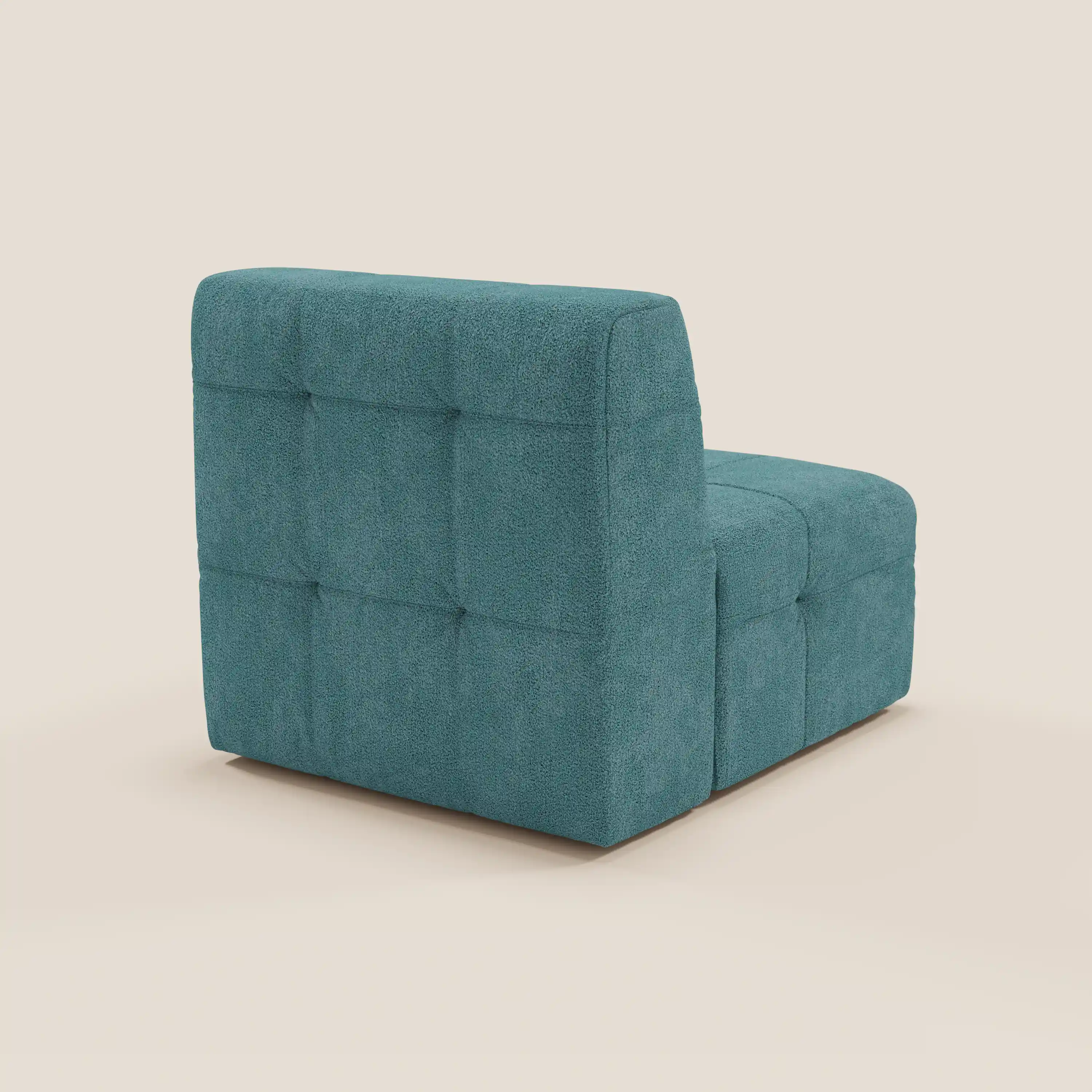 Mosaic module fauteuil 77 cm en bouclé - finition capitonnée et design en tissu détachable T21 - Image 70
