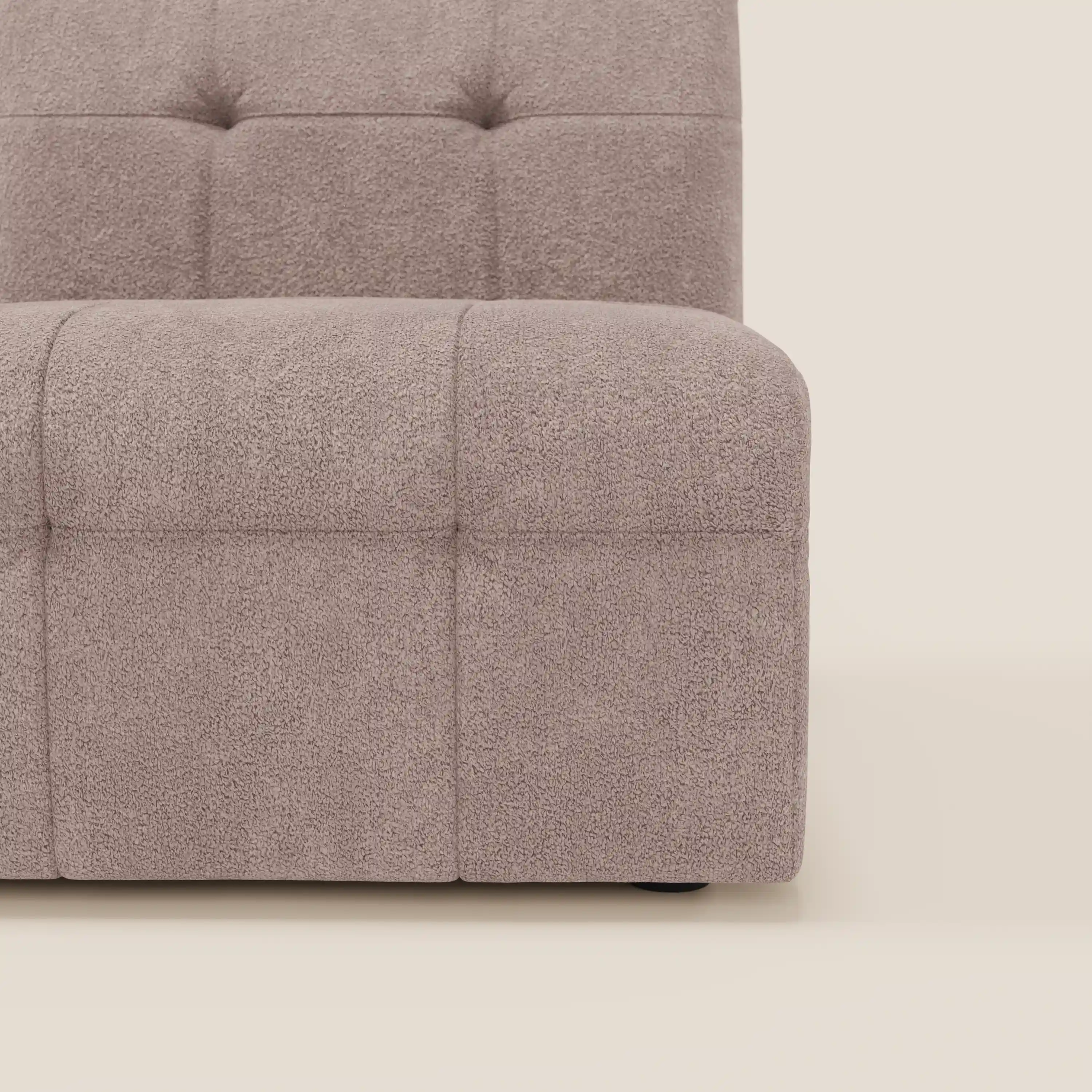 Mosaic module fauteuil 77 cm en bouclé - finition capitonnée et design en tissu détachable T21 - Image 77