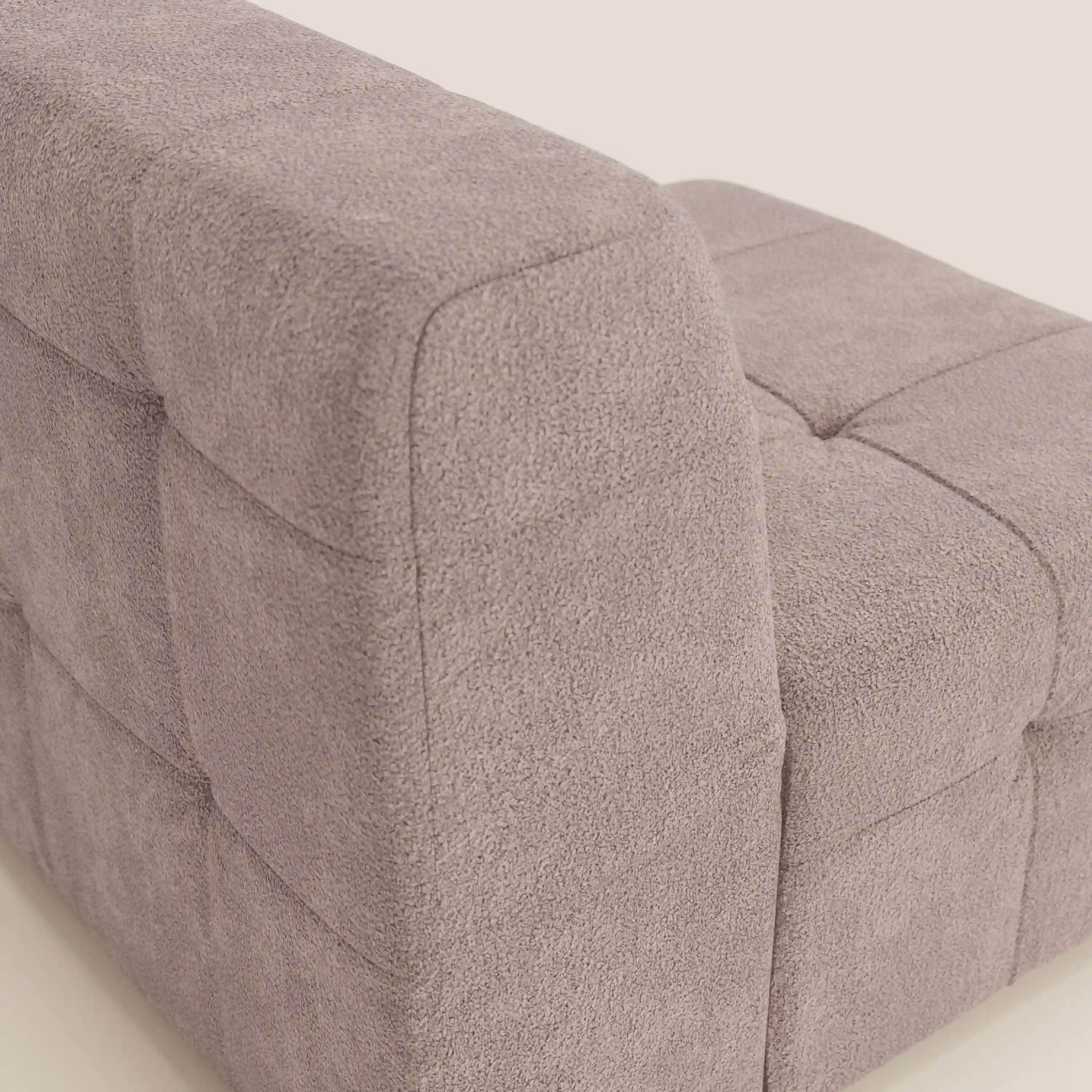 Mosaic module fauteuil 77 cm en bouclé - finition capitonnée et design en tissu détachable T21 - Image 80