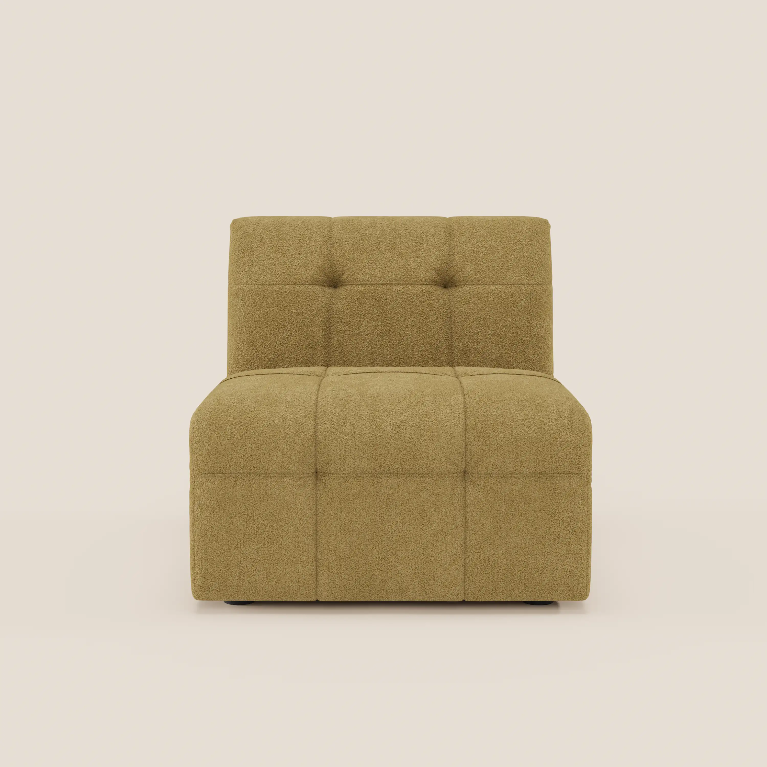 Mosaic module fauteuil 77 cm en bouclé - finition capitonnée et design en tissu détachable T21 - Image 92