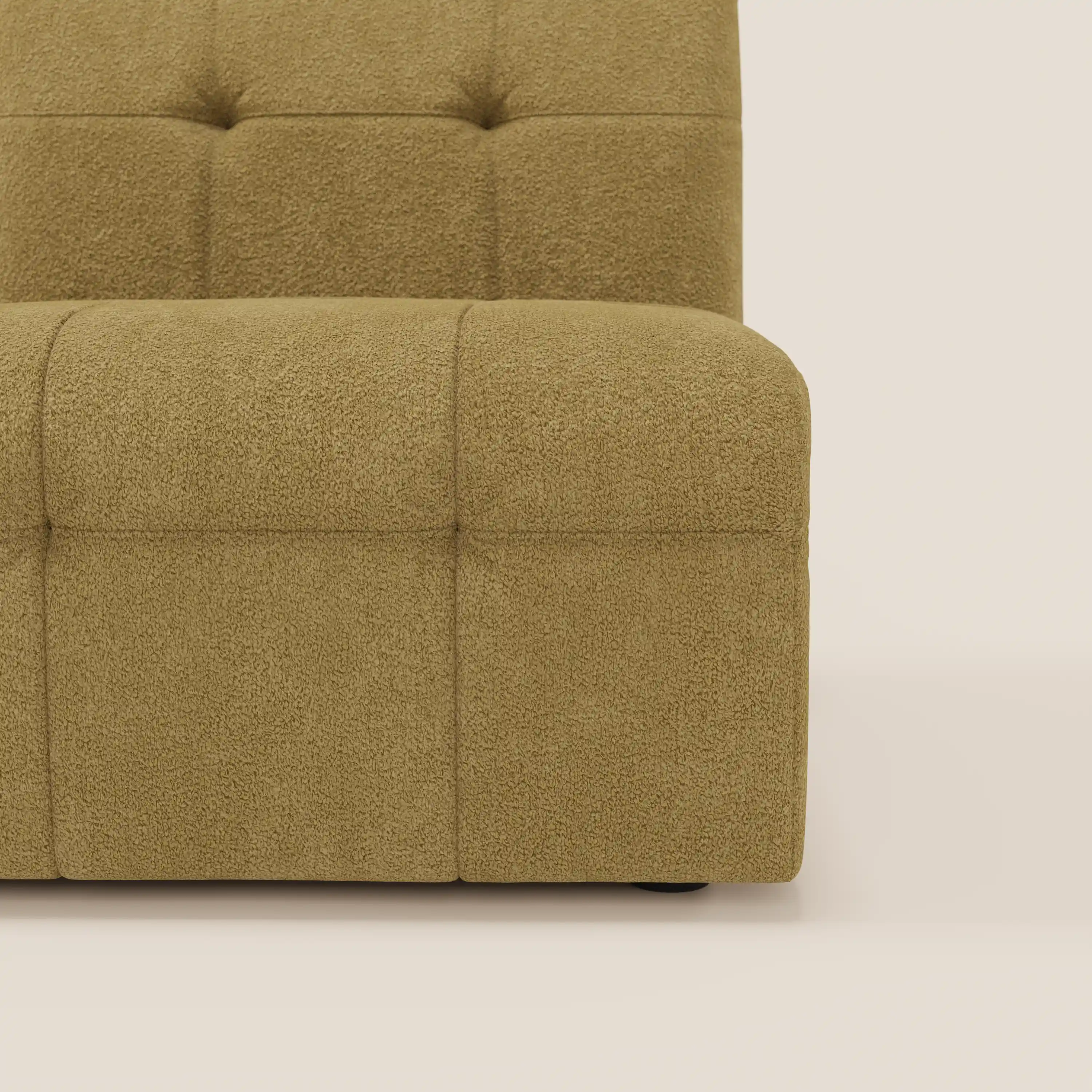 Mosaic module fauteuil 77 cm en bouclé - finition capitonnée et design en tissu détachable T21 - Image 95