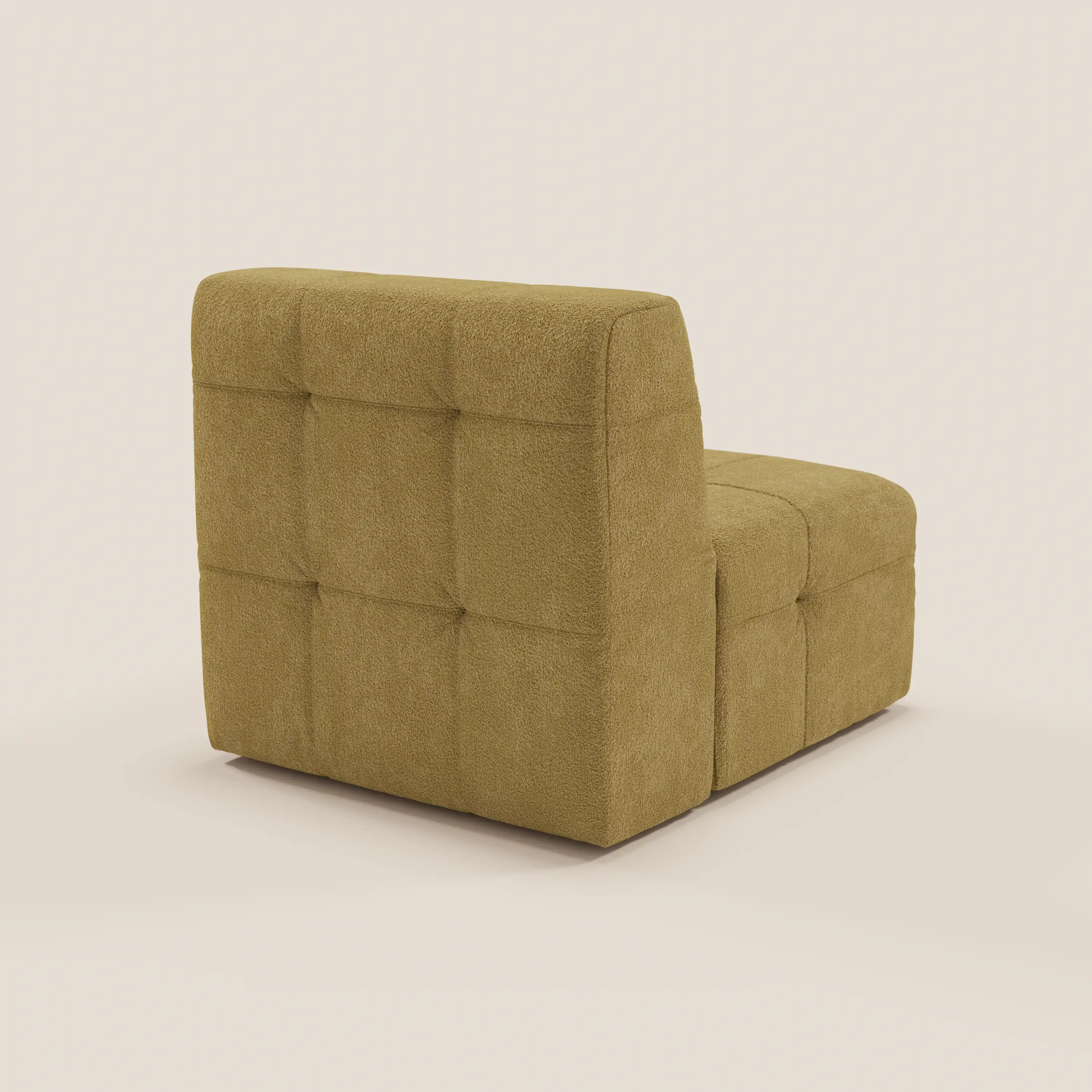 Mosaic module fauteuil 77 cm en bouclé - finition capitonnée et design en tissu détachable T21 - Image 97
