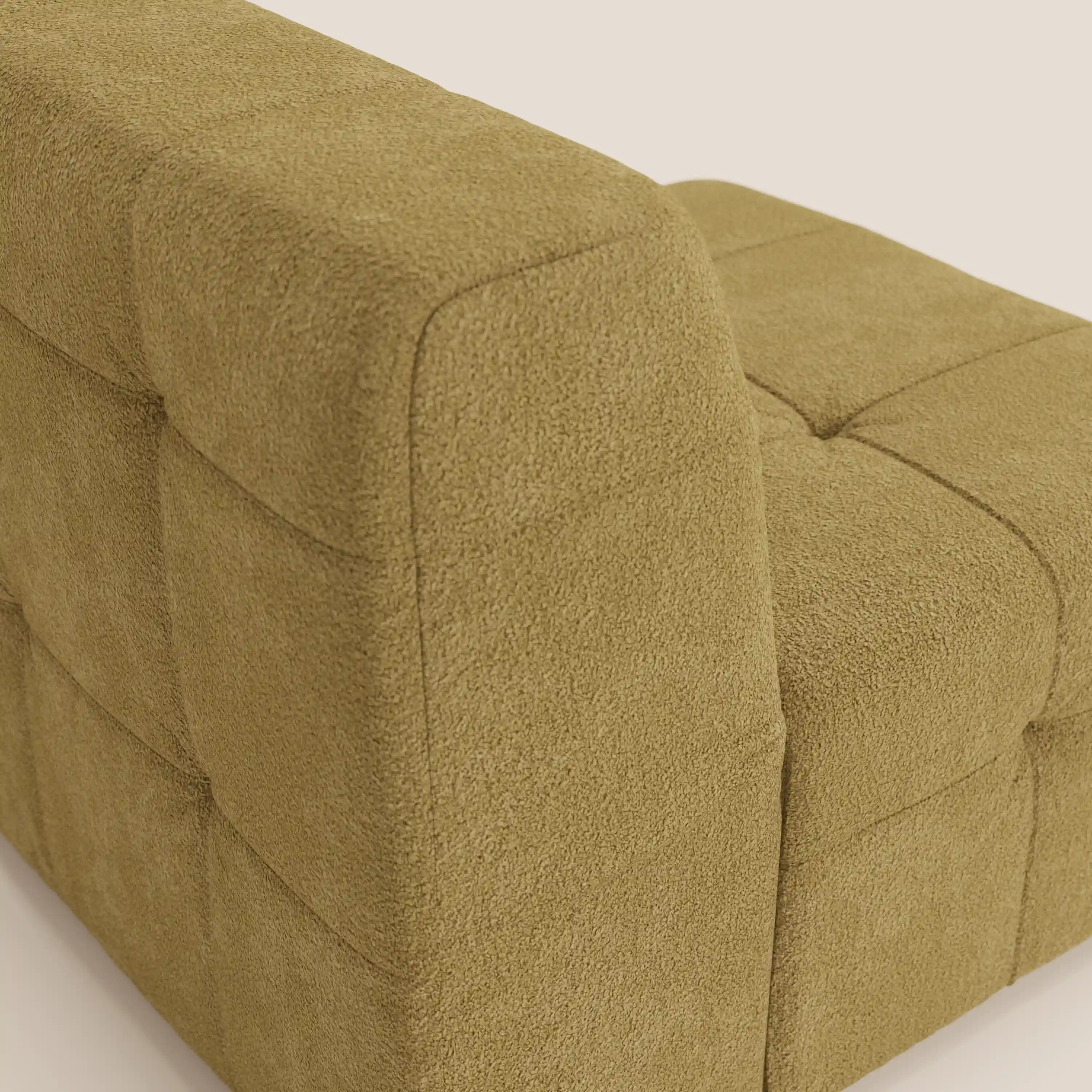 Mosaic module fauteuil 77 cm en bouclé - finition capitonnée et design en tissu détachable T21 - Image 98