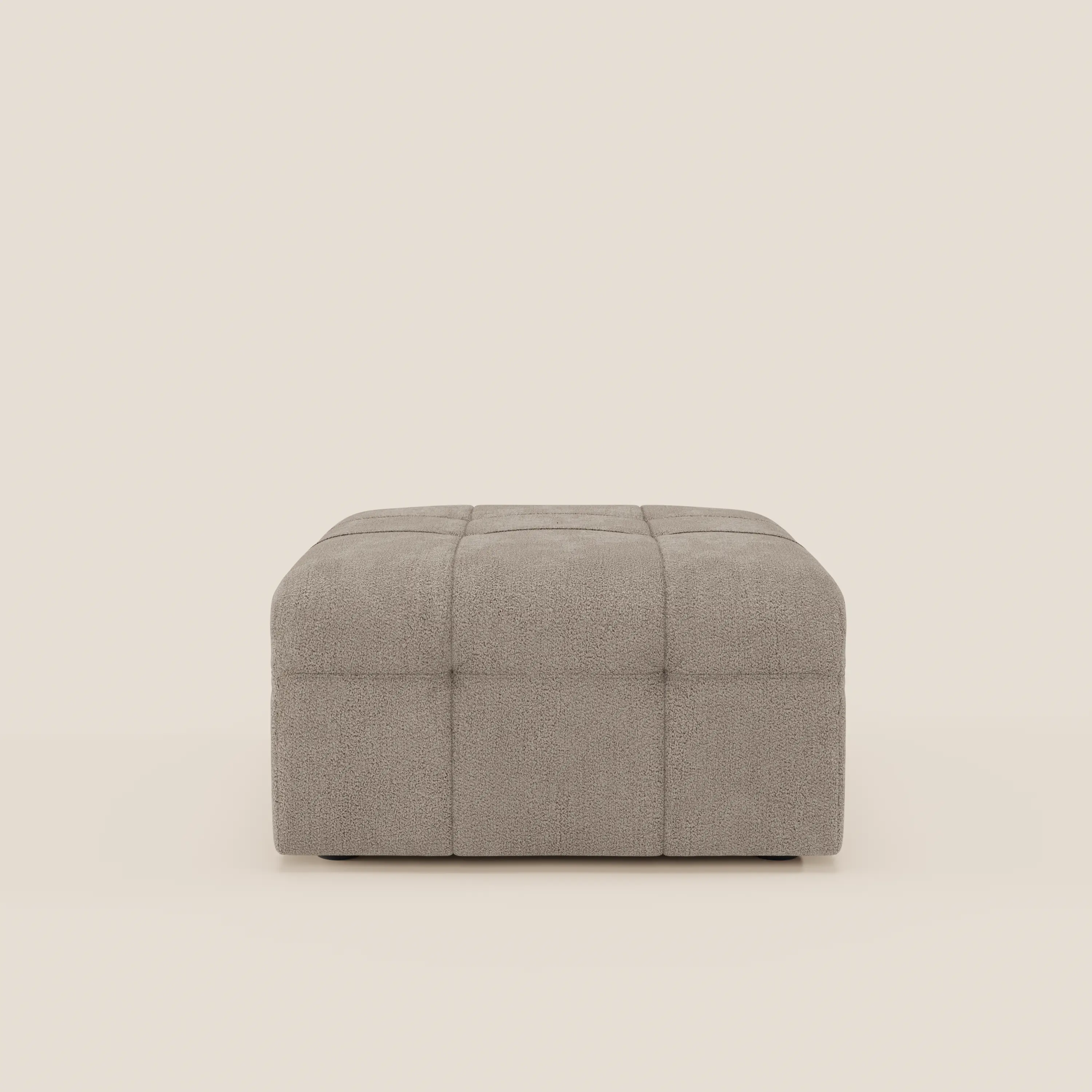 Mosaic Pouf et module en bouclé - 96 x 77 cm, design capitonné en tissu détachable T21 - Image 111