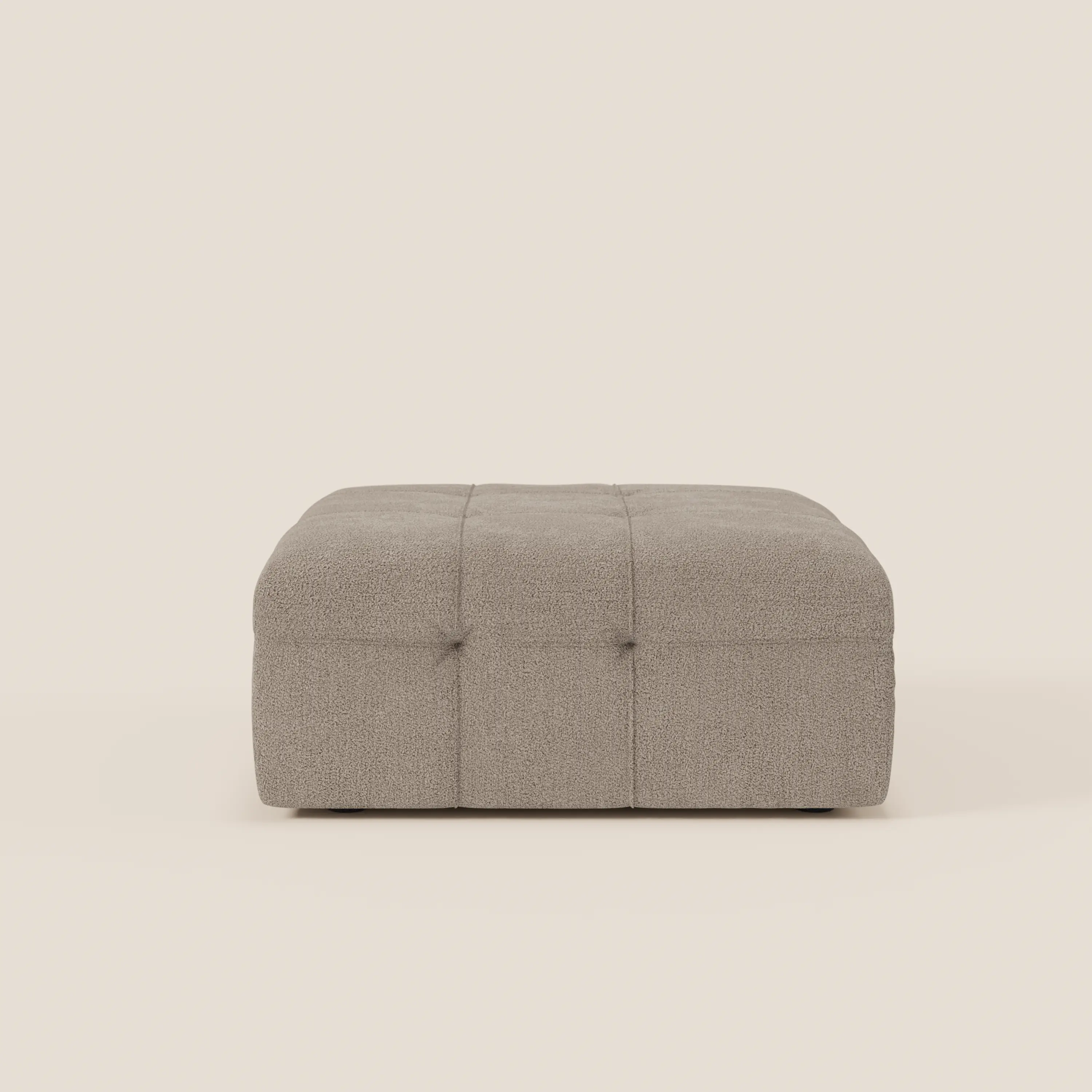 Mosaic Pouf et module en bouclé - 96 x 77 cm, design capitonné en tissu détachable T21 - Image 115