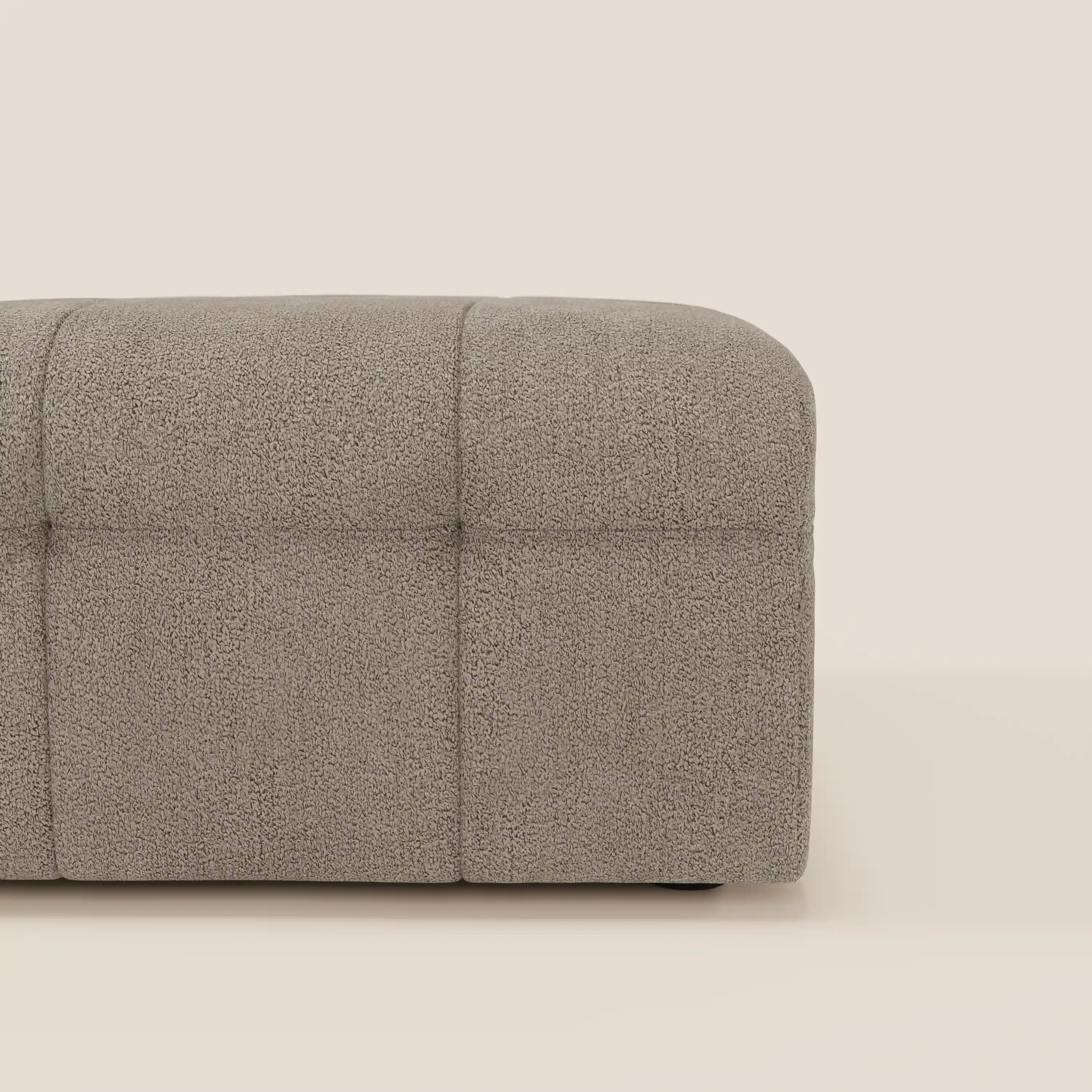 Mosaic Pouf et module en bouclé - 96 x 77 cm, design capitonné en tissu détachable T21 - Image 117