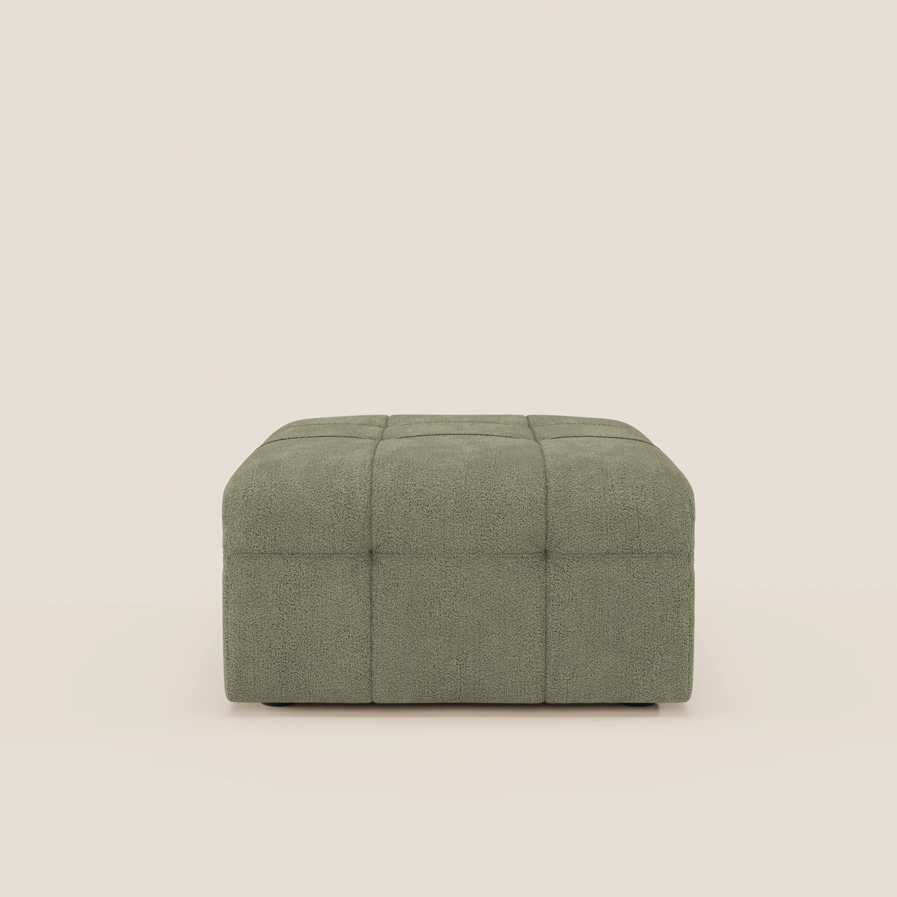 Mosaic Pouf et module en bouclé - 96 x 77 cm, design capitonné en tissu détachable T21 - Image 120