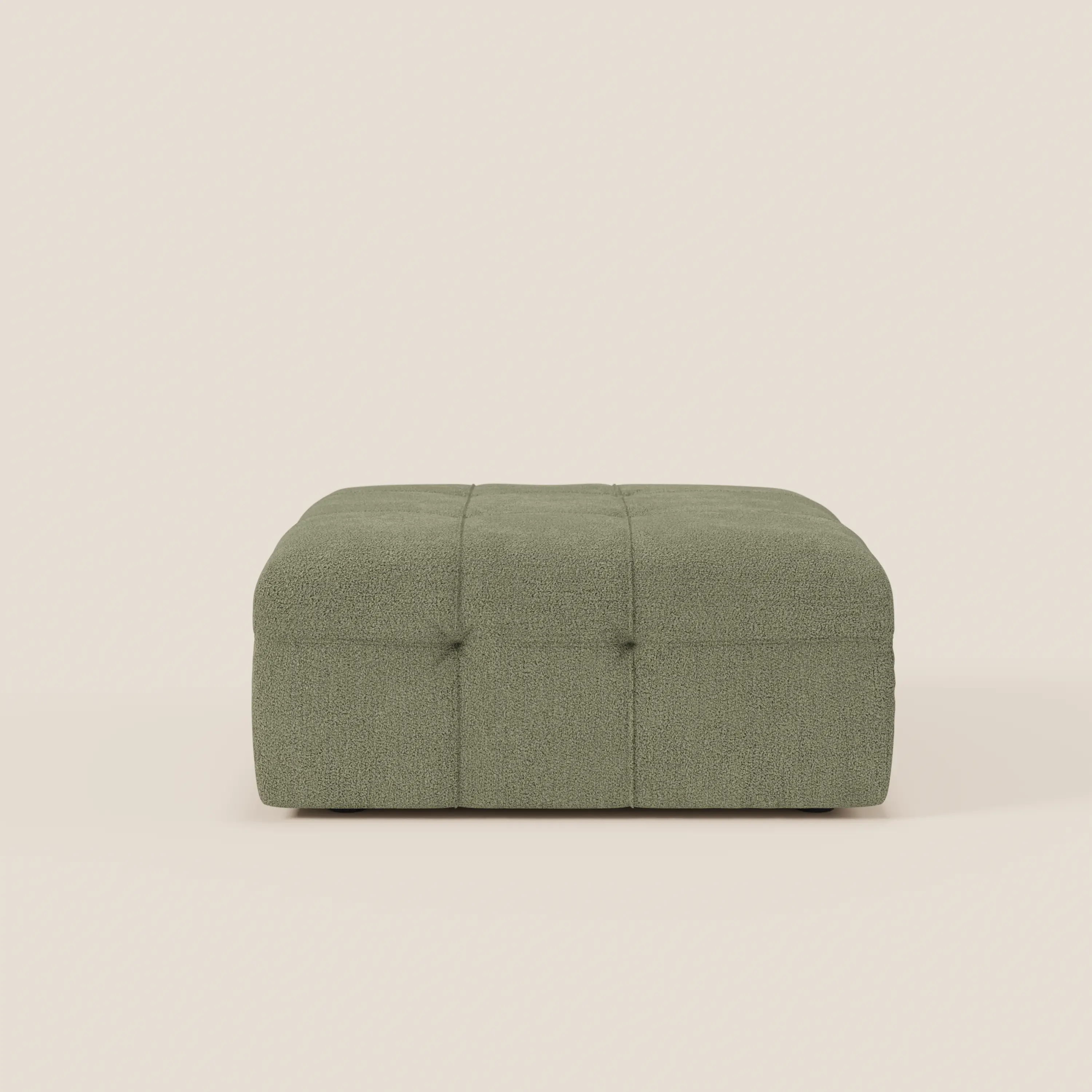 Mosaic Pouf et module en bouclé - 96 x 77 cm, design capitonné en tissu détachable T21 - Image 124