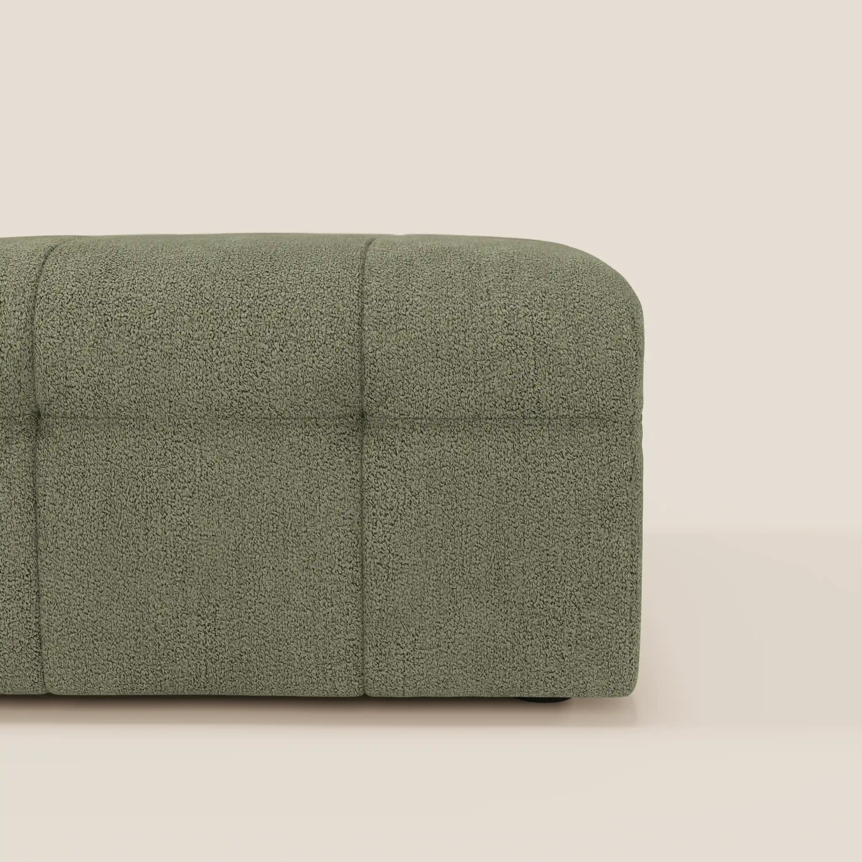 Mosaic Pouf et module en bouclé - 96 x 77 cm, design capitonné en tissu détachable T21 - Image 126
