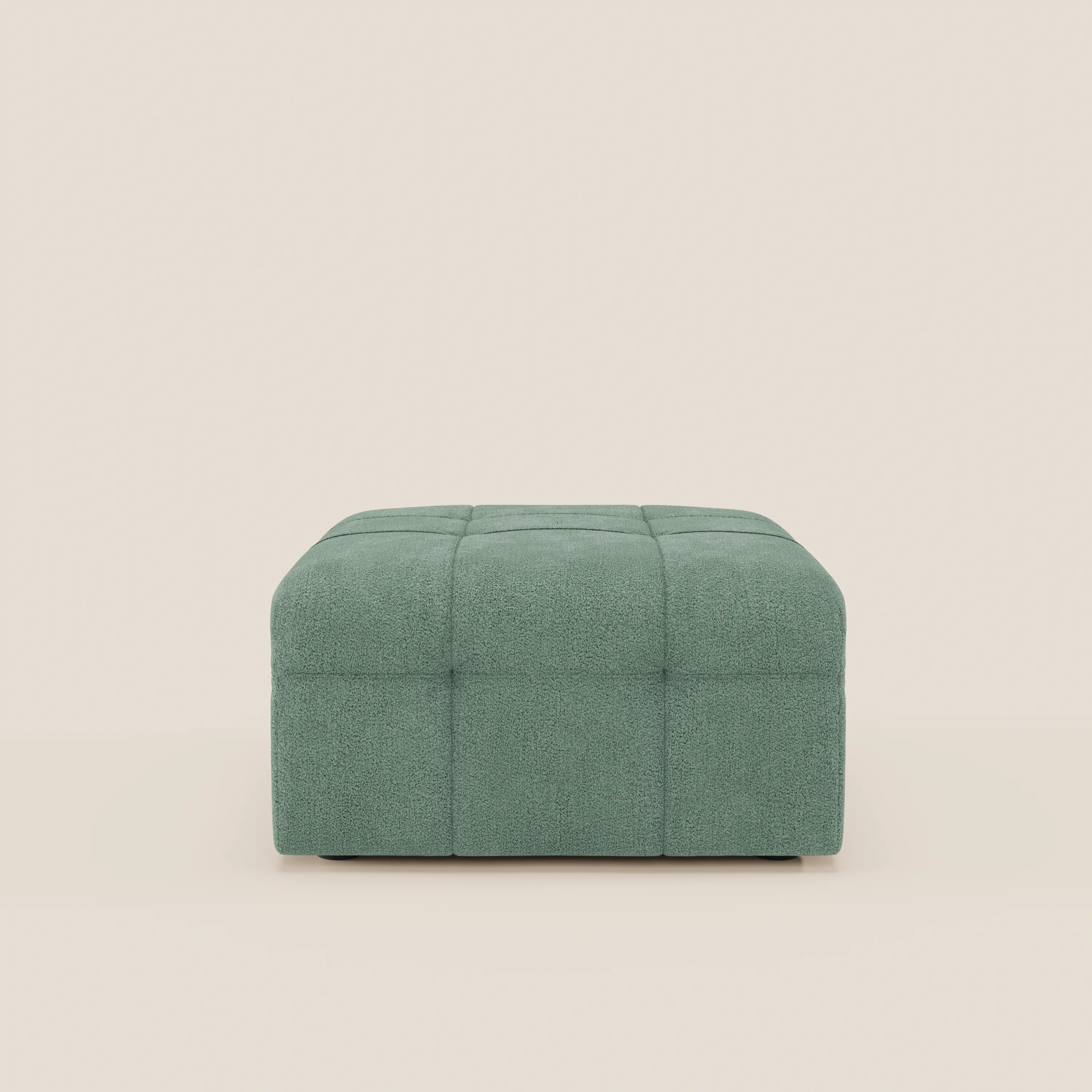 Mosaic Pouf et module en bouclé - 96 x 77 cm, design capitonné en tissu détachable T21 - Image 129