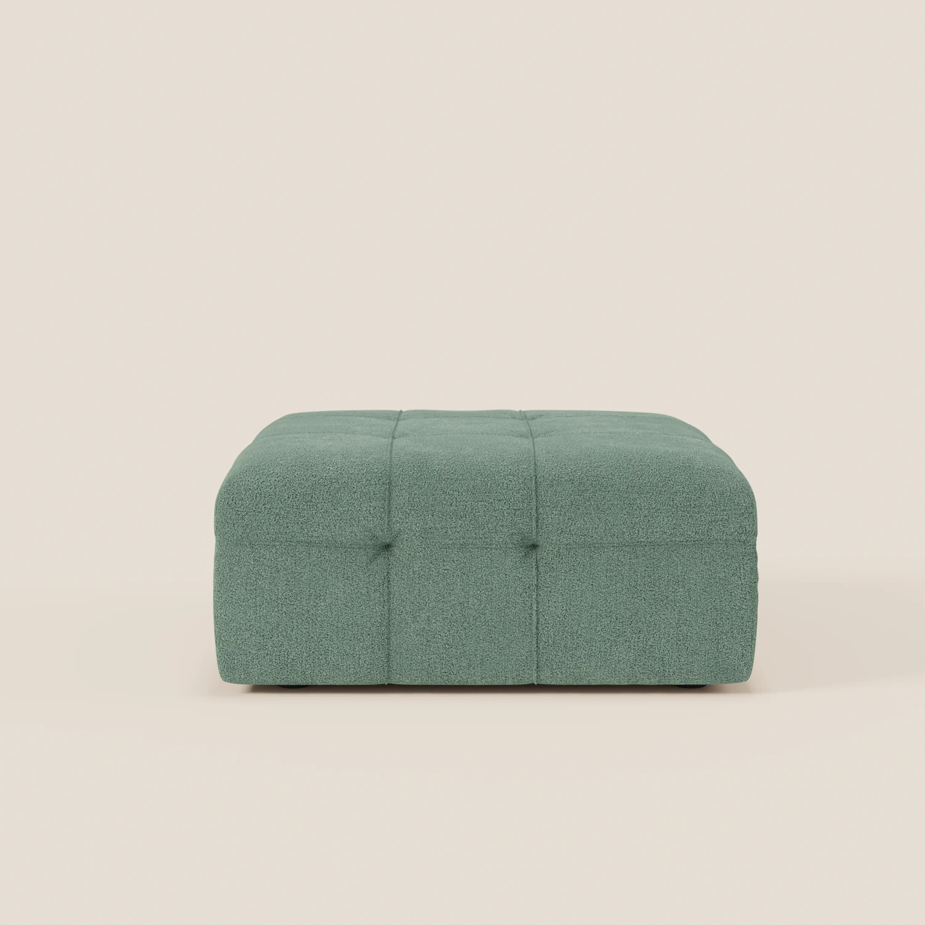 Mosaic Pouf et module en bouclé - 96 x 77 cm, design capitonné en tissu détachable T21 - Image 133