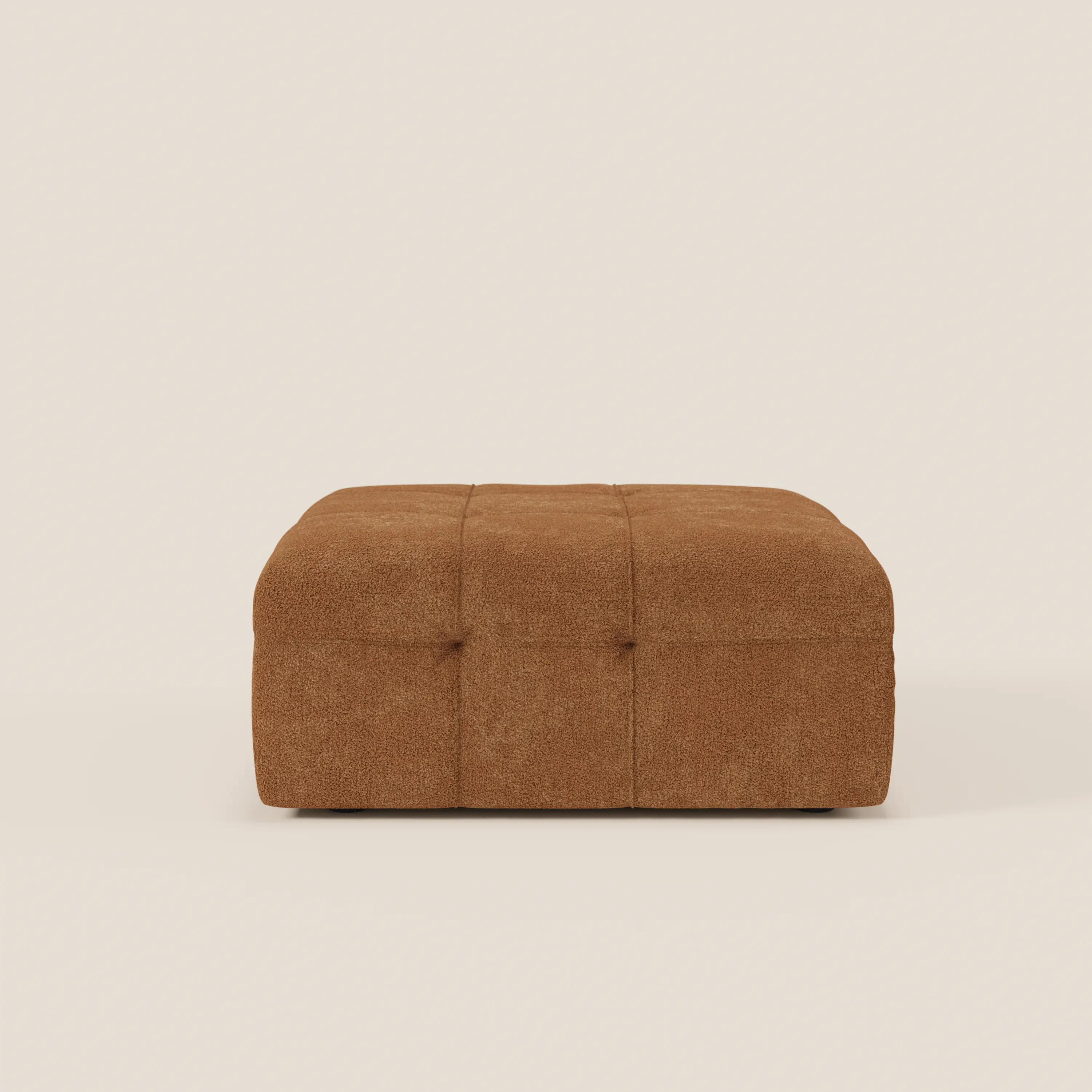 Mosaic Pouf et module en bouclé - 96 x 77 cm, design capitonné en tissu détachable T21 - Image 25