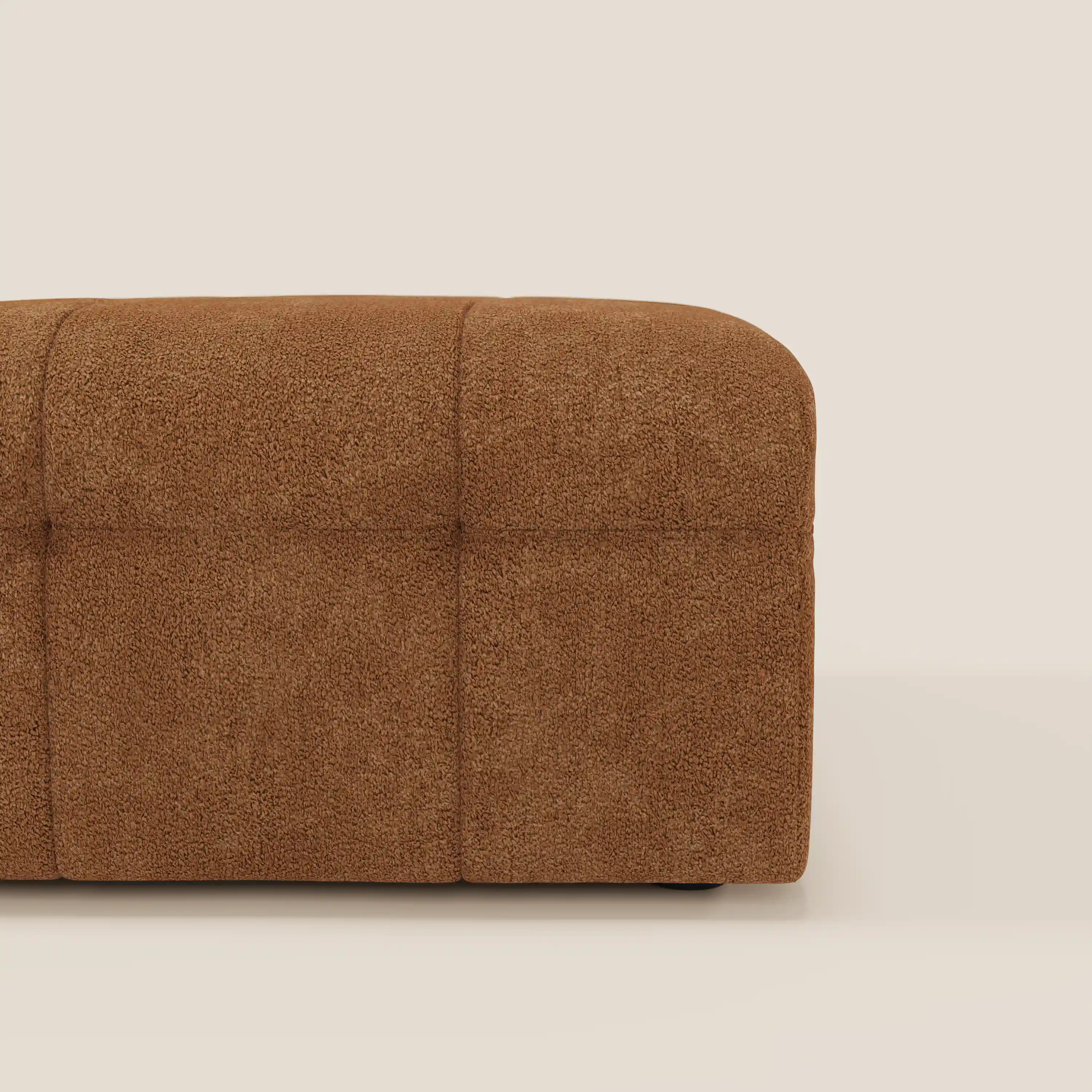 Mosaic Pouf et module en bouclé - 96 x 77 cm, design capitonné en tissu détachable T21 - Image 27
