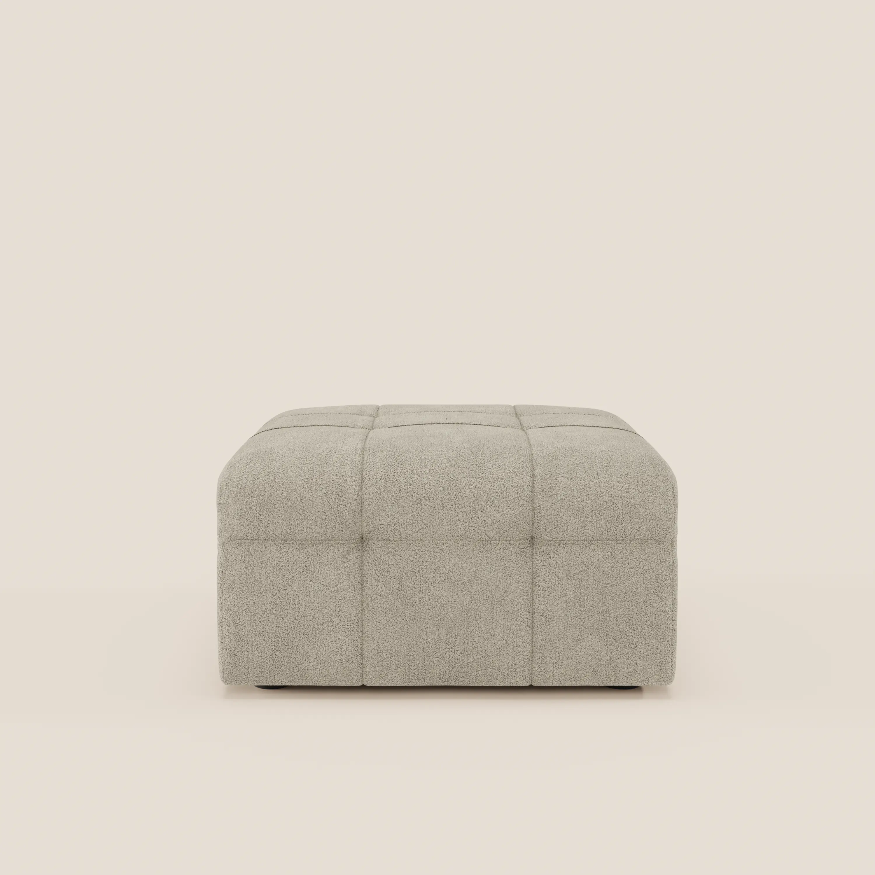 Mosaic Pouf et module en bouclé - 96 x 77 cm, design capitonné en tissu détachable T21 - Image 30