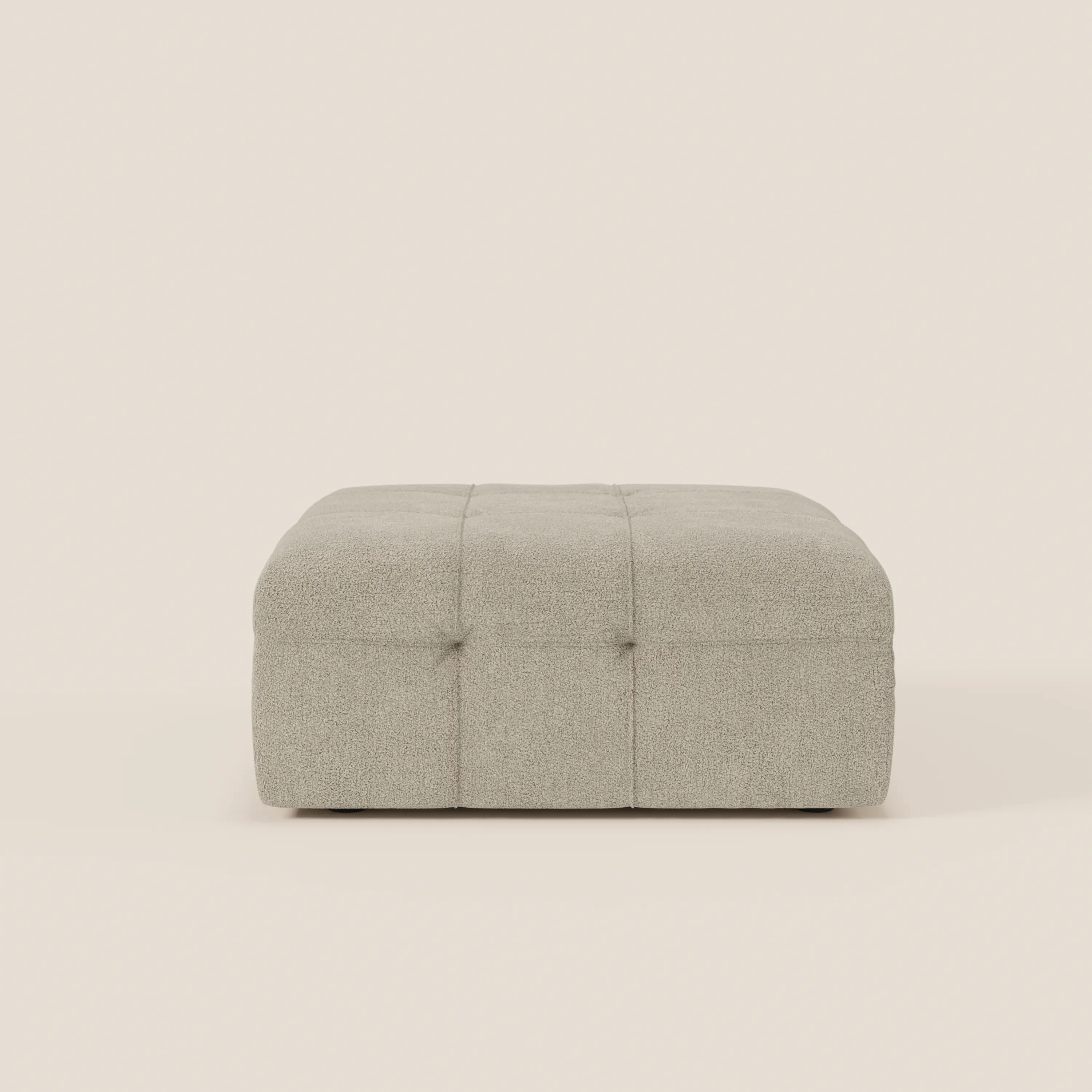Mosaic Pouf et module en bouclé - 96 x 77 cm, design capitonné en tissu détachable T21 - Image 34