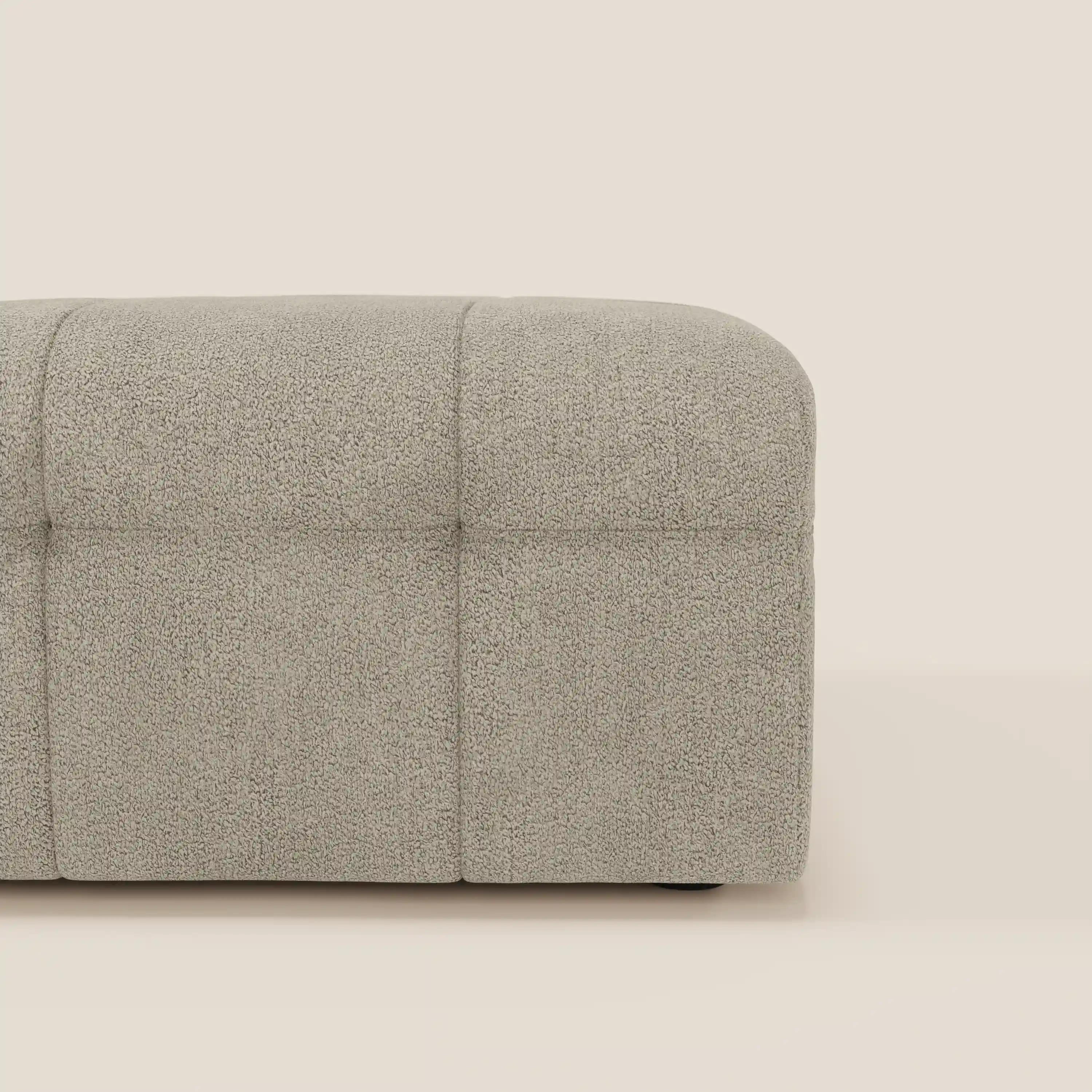 Mosaic Pouf et module en bouclé - 96 x 77 cm, design capitonné en tissu détachable T21 - Image 36
