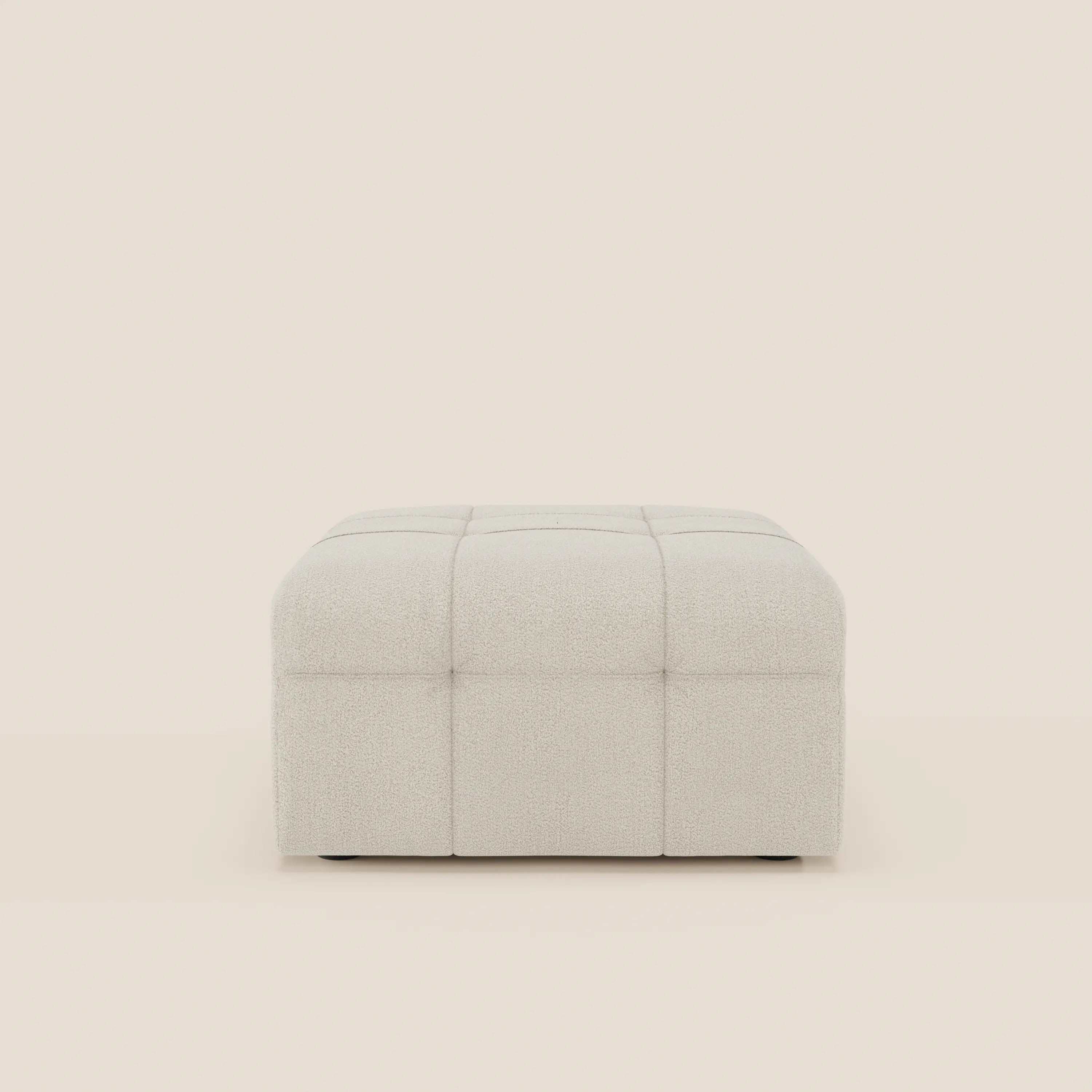 Mosaic Pouf et module en bouclé - 96 x 77 cm, design capitonné en tissu détachable T21 - Image 39