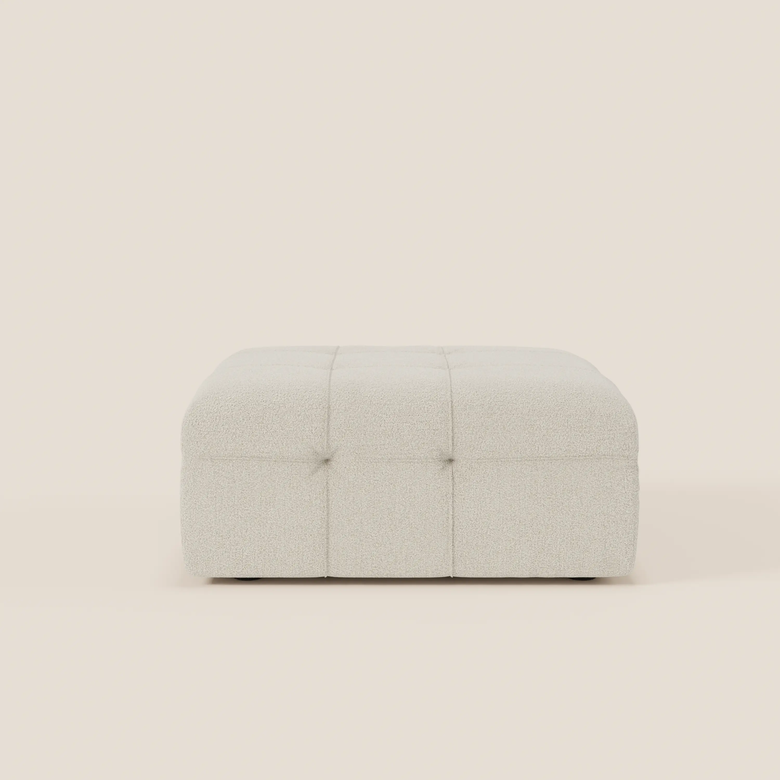 Mosaic Pouf et module en bouclé - 96 x 77 cm, design capitonné en tissu détachable T21 - Image 43