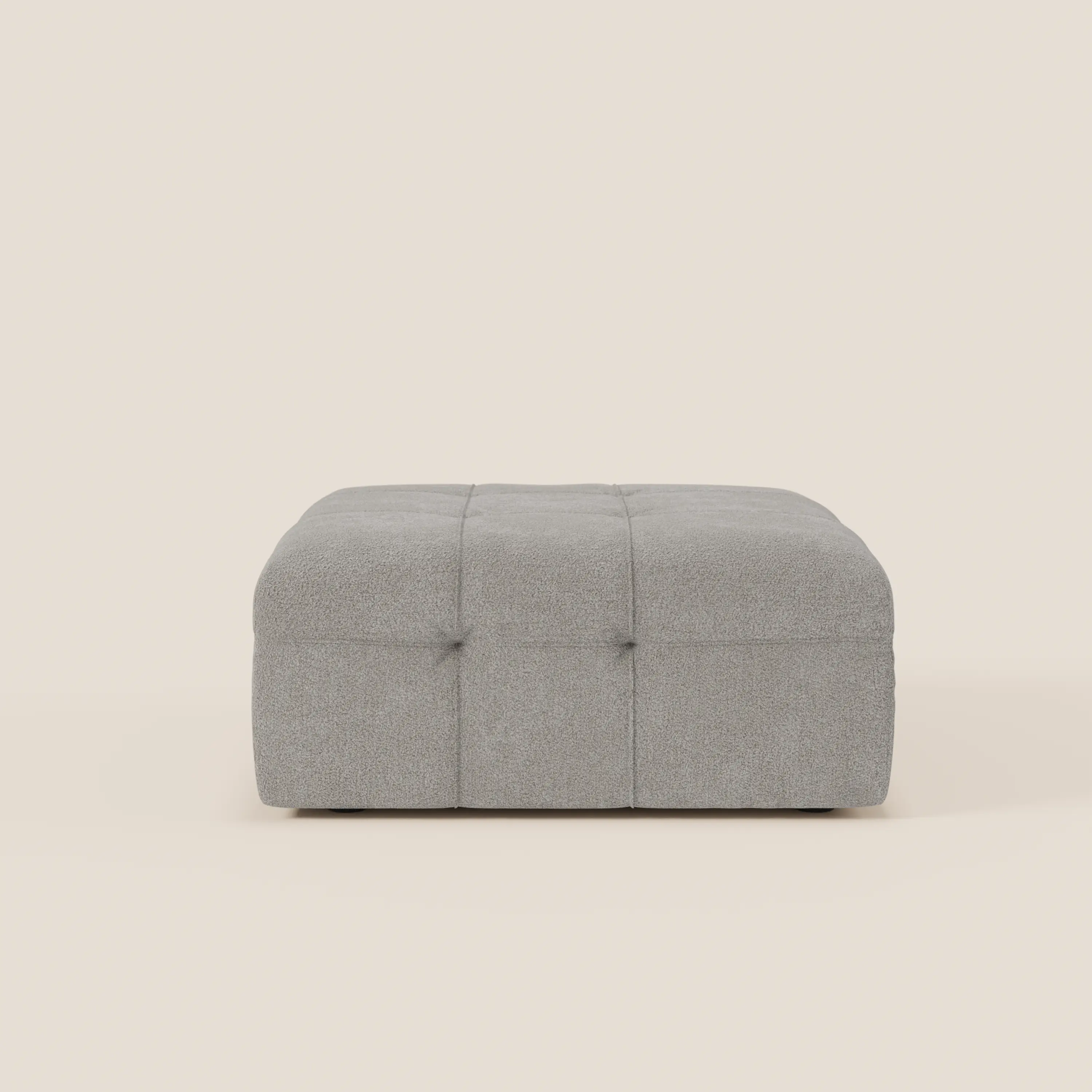 Mosaic Pouf et module en bouclé - 96 x 77 cm, design capitonné en tissu détachable T21 - Image 52