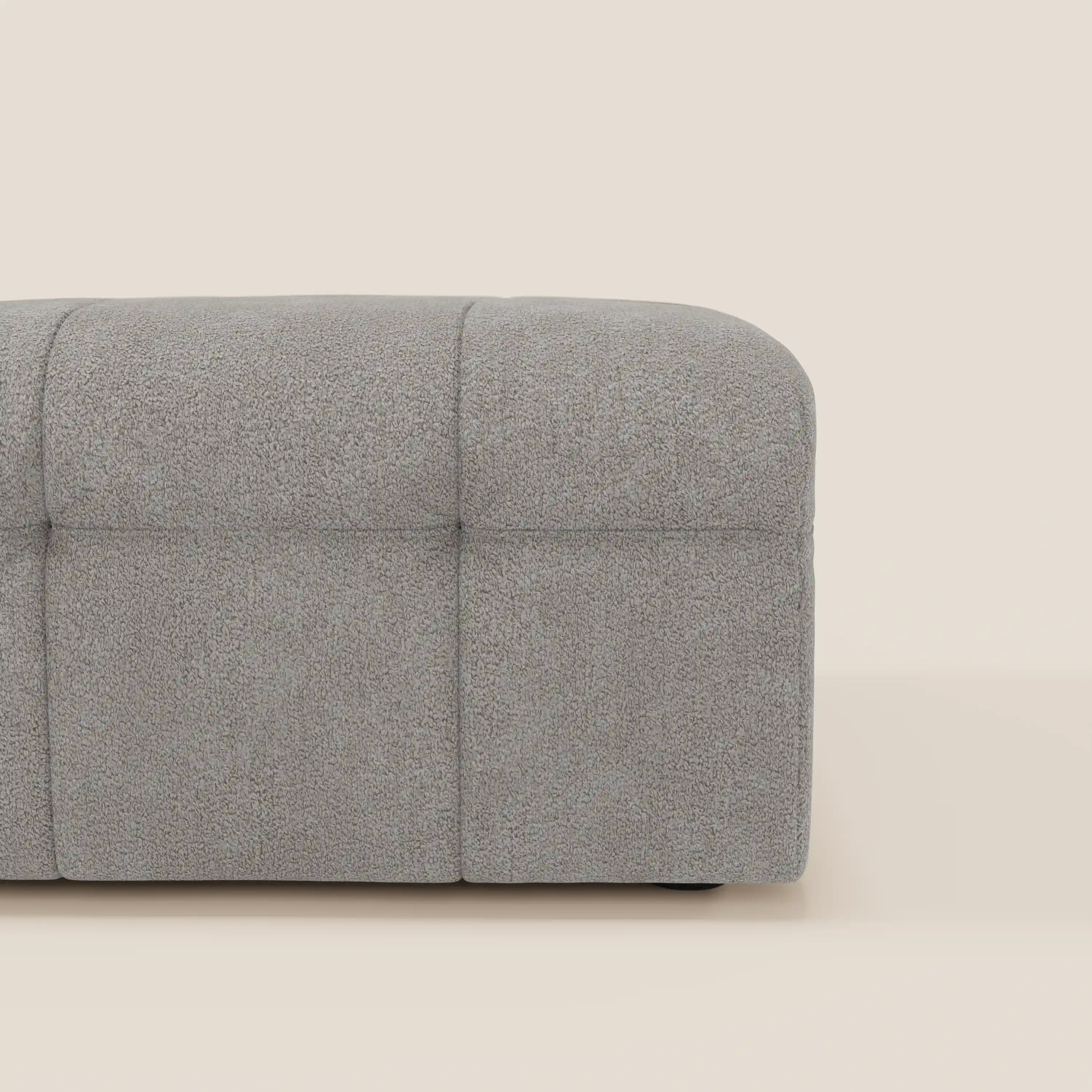 Mosaic Pouf et module en bouclé - 96 x 77 cm, design capitonné en tissu détachable T21 - Image 54
