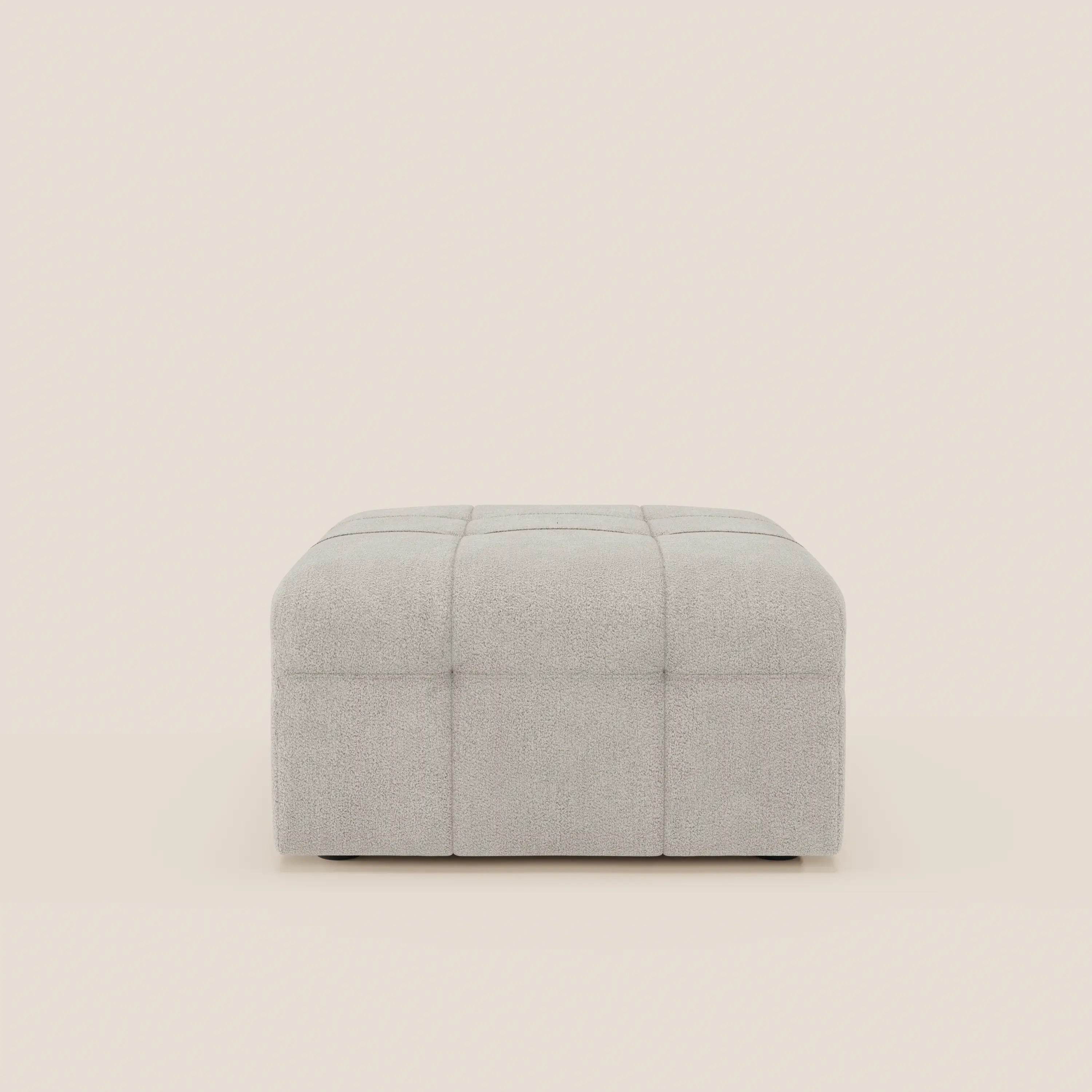 Mosaic Pouf et module en bouclé - 96 x 77 cm, design capitonné en tissu détachable T21 - Image 57