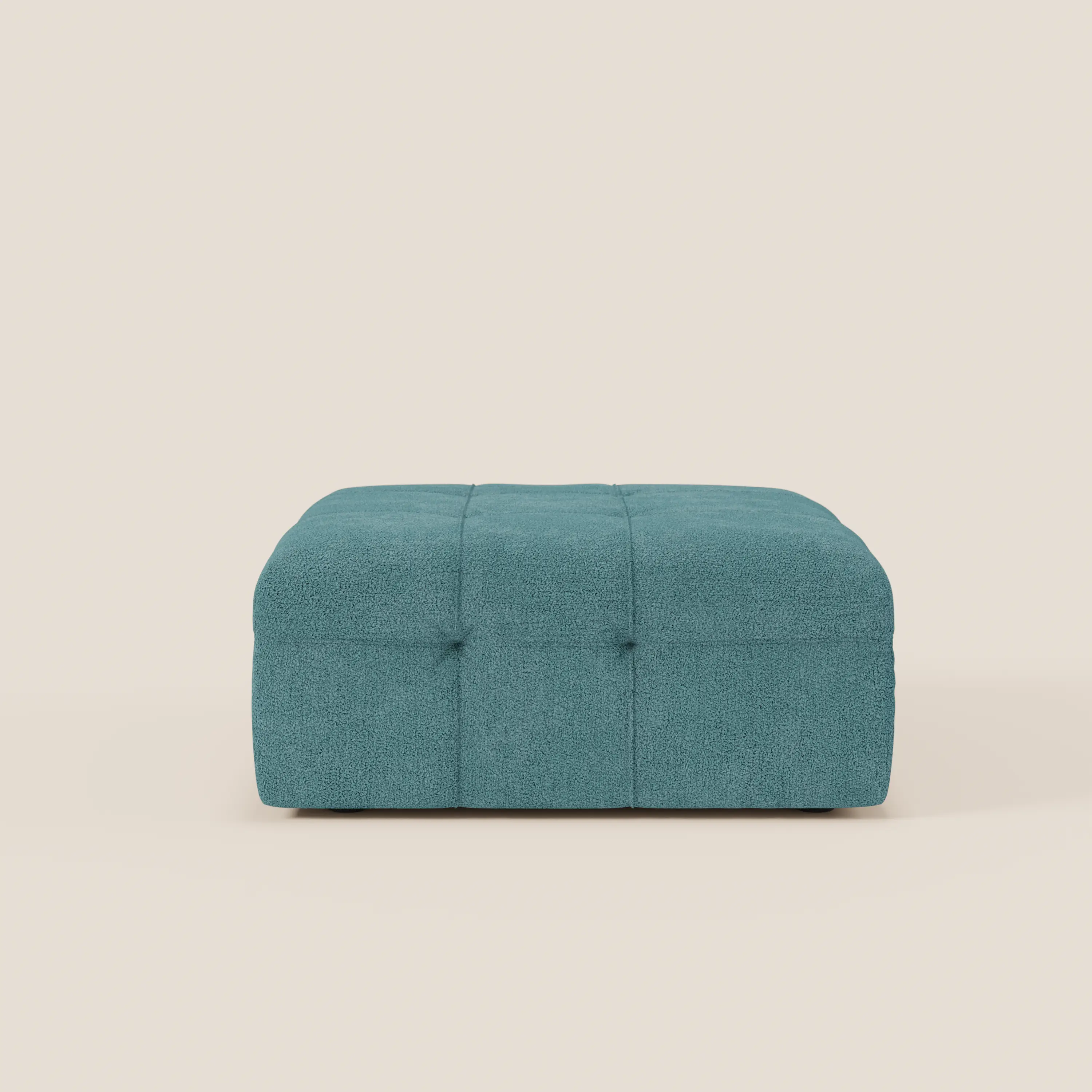 Mosaic Pouf et module en bouclé - 96 x 77 cm, design capitonné en tissu détachable T21 - Image 70
