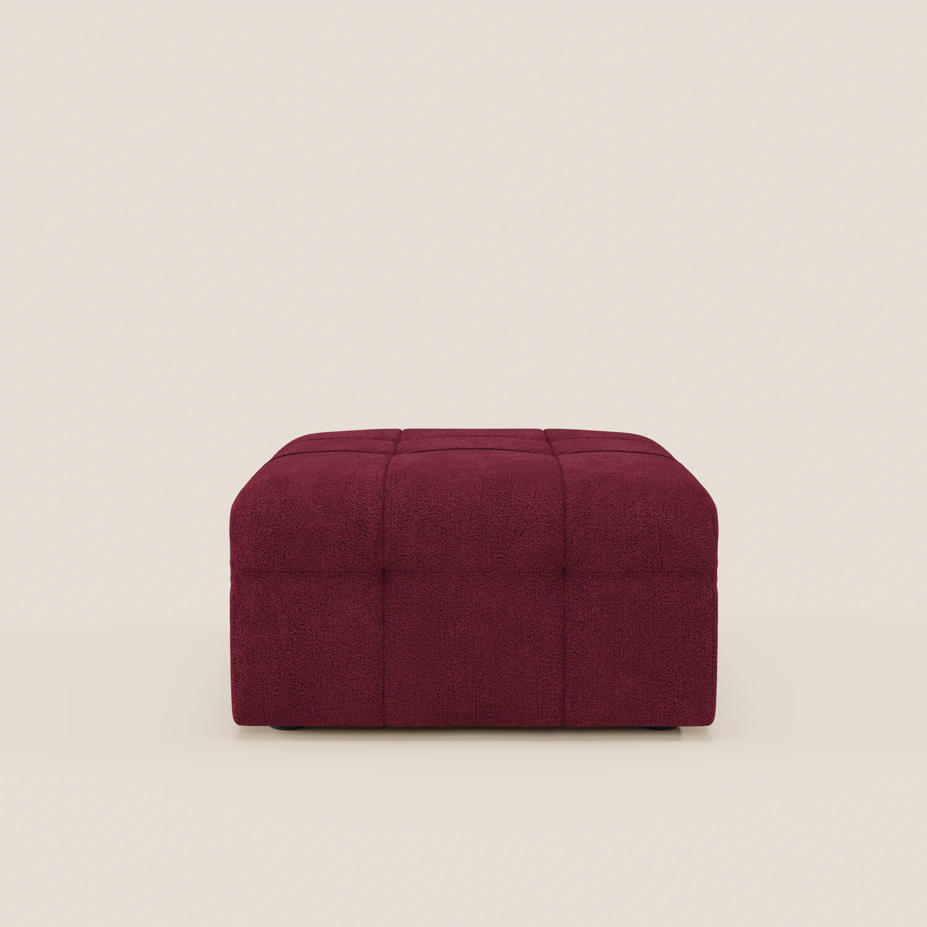 Mosaic Pouf et module en bouclé - 96 x 77 cm, design capitonné en tissu détachable T21 - Image 84
