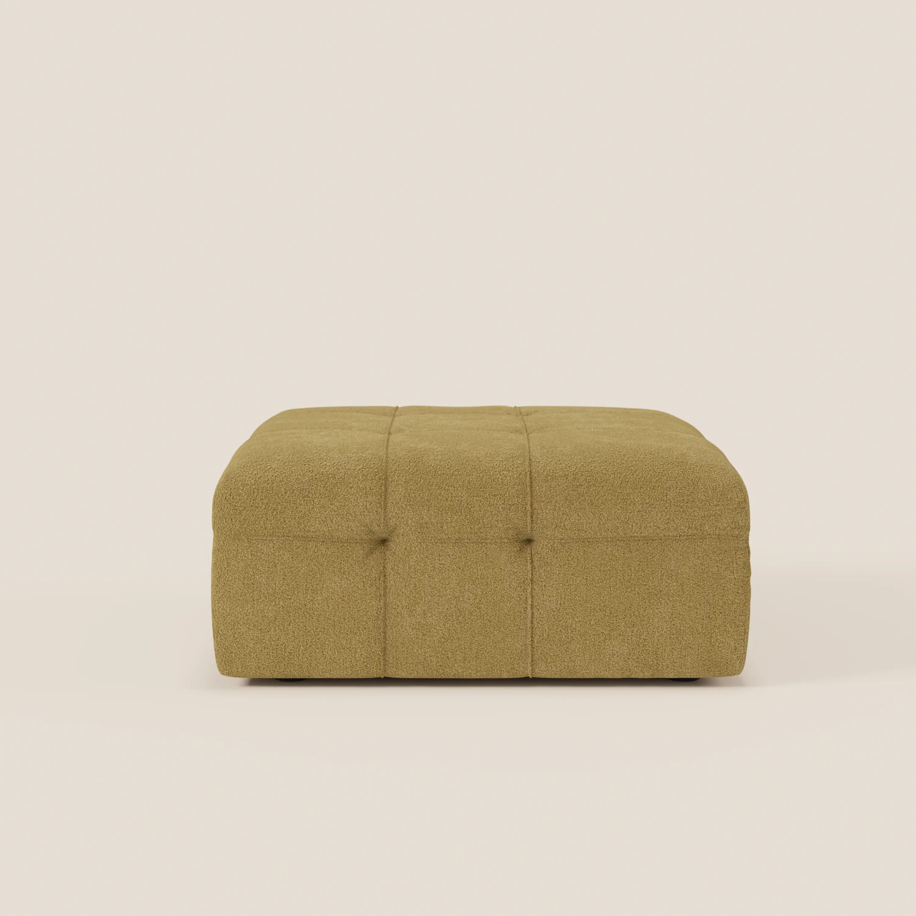 Mosaic Pouf et module en bouclé - 96 x 77 cm, design capitonné en tissu détachable T21 - Image 97