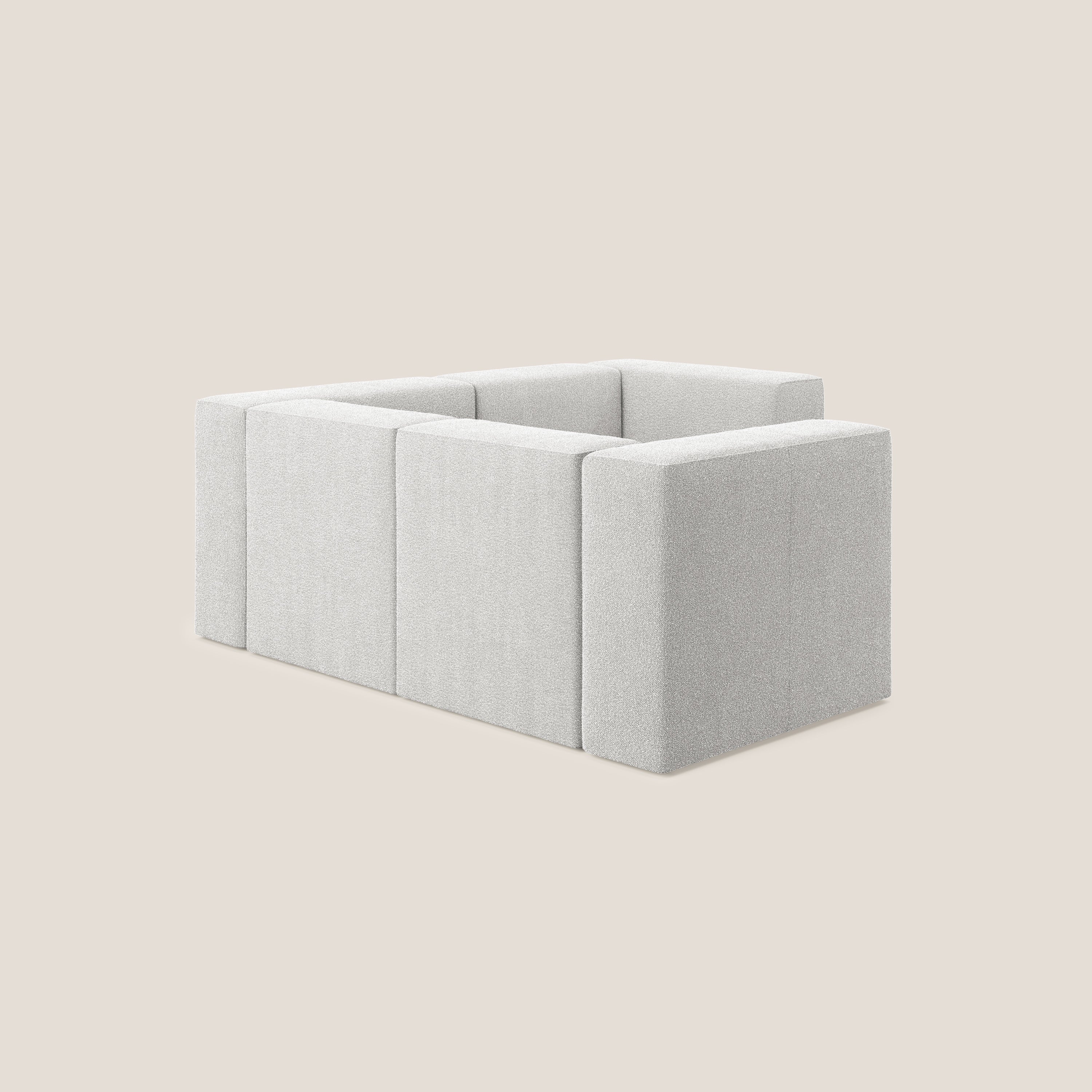 Nettuno canapé d'angle reversible modulable en bouclette douce T07 gris - Image 4
