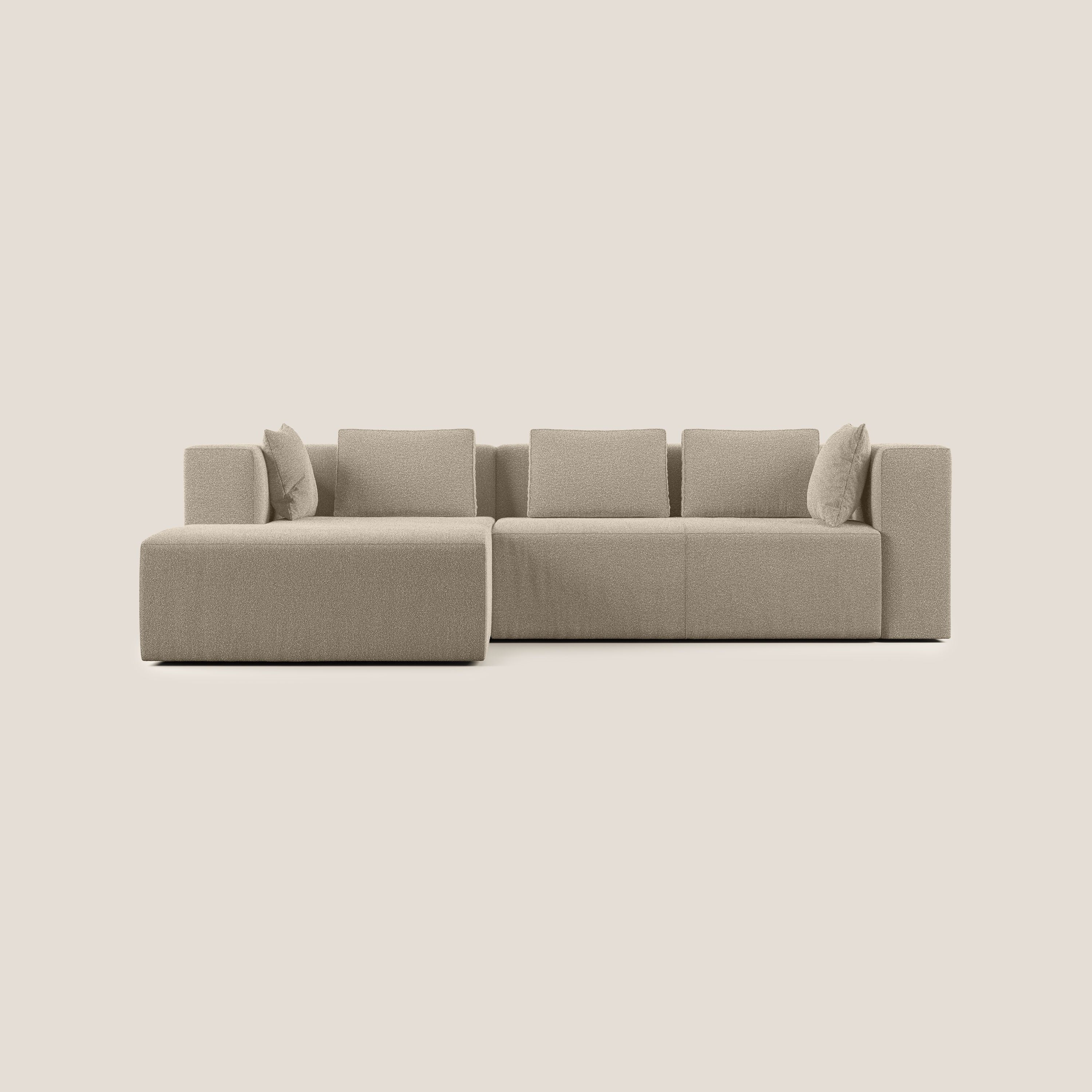 Nettuno canapé d'angle modulable en bouclette douce T07 beige - Image 12