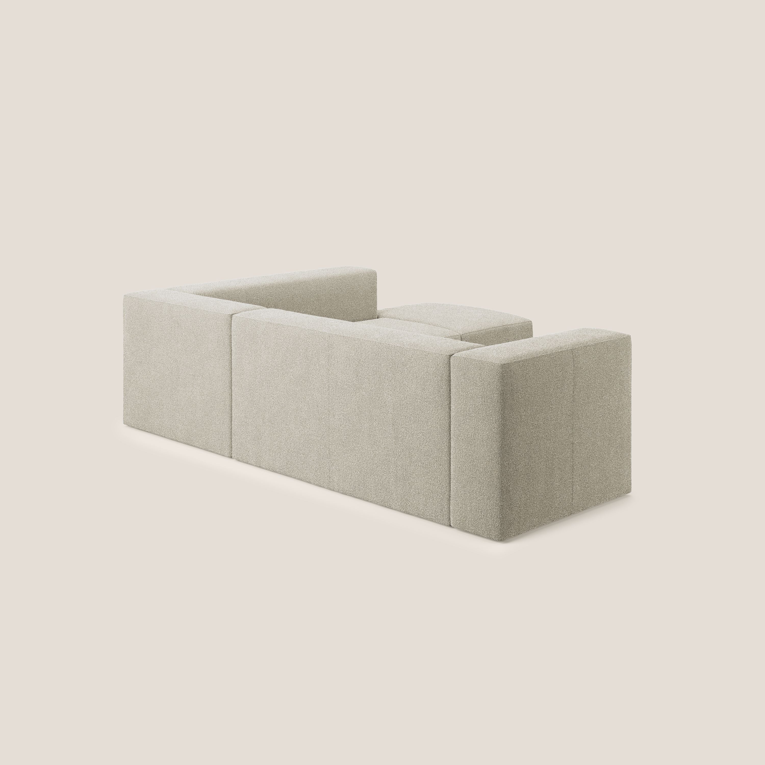Nettuno canapé d'angle modulable en bouclette douce T07 beige - Image 6