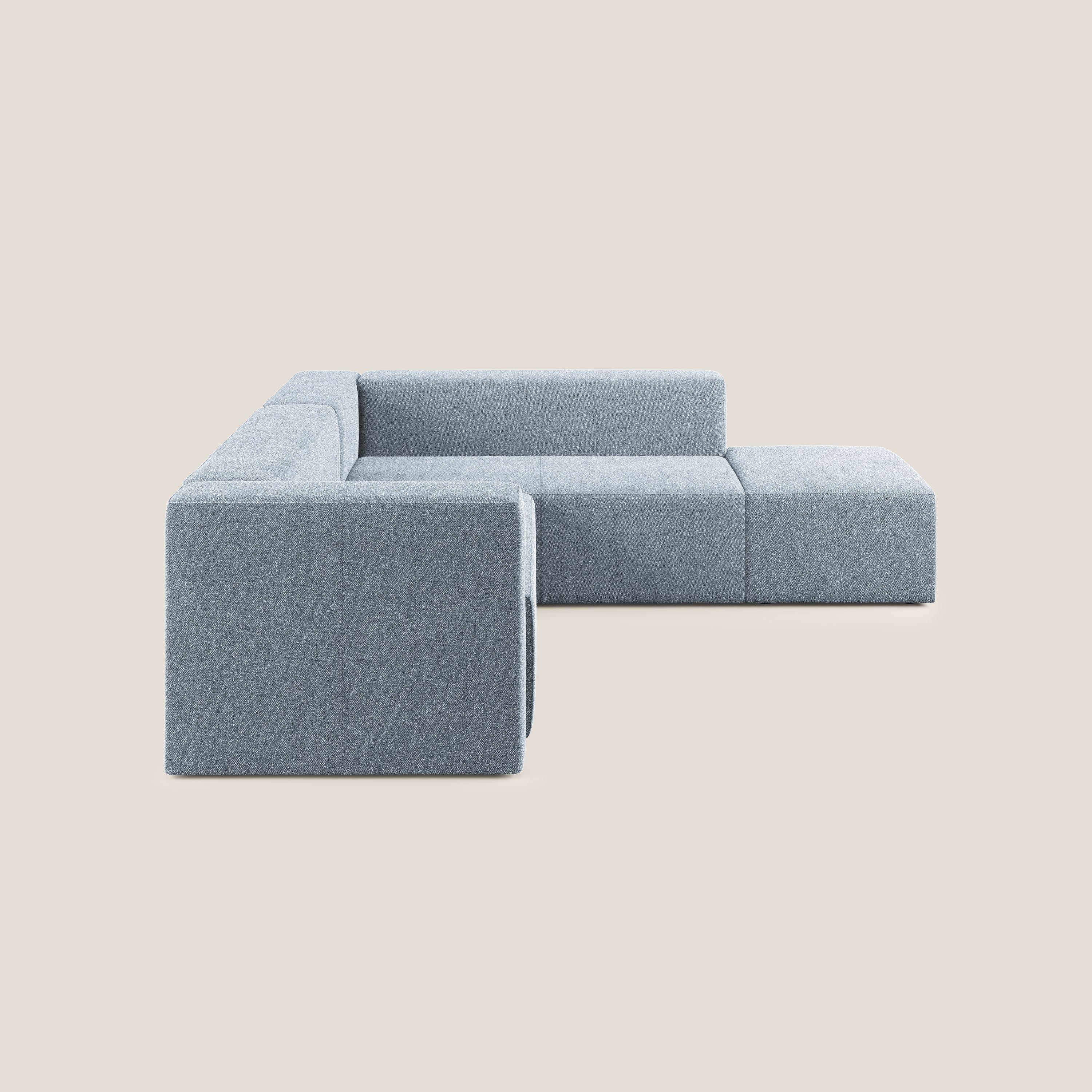 Nettuno canapé d'angle modulable en bouclette douce T07 sucre glace - Image 3
