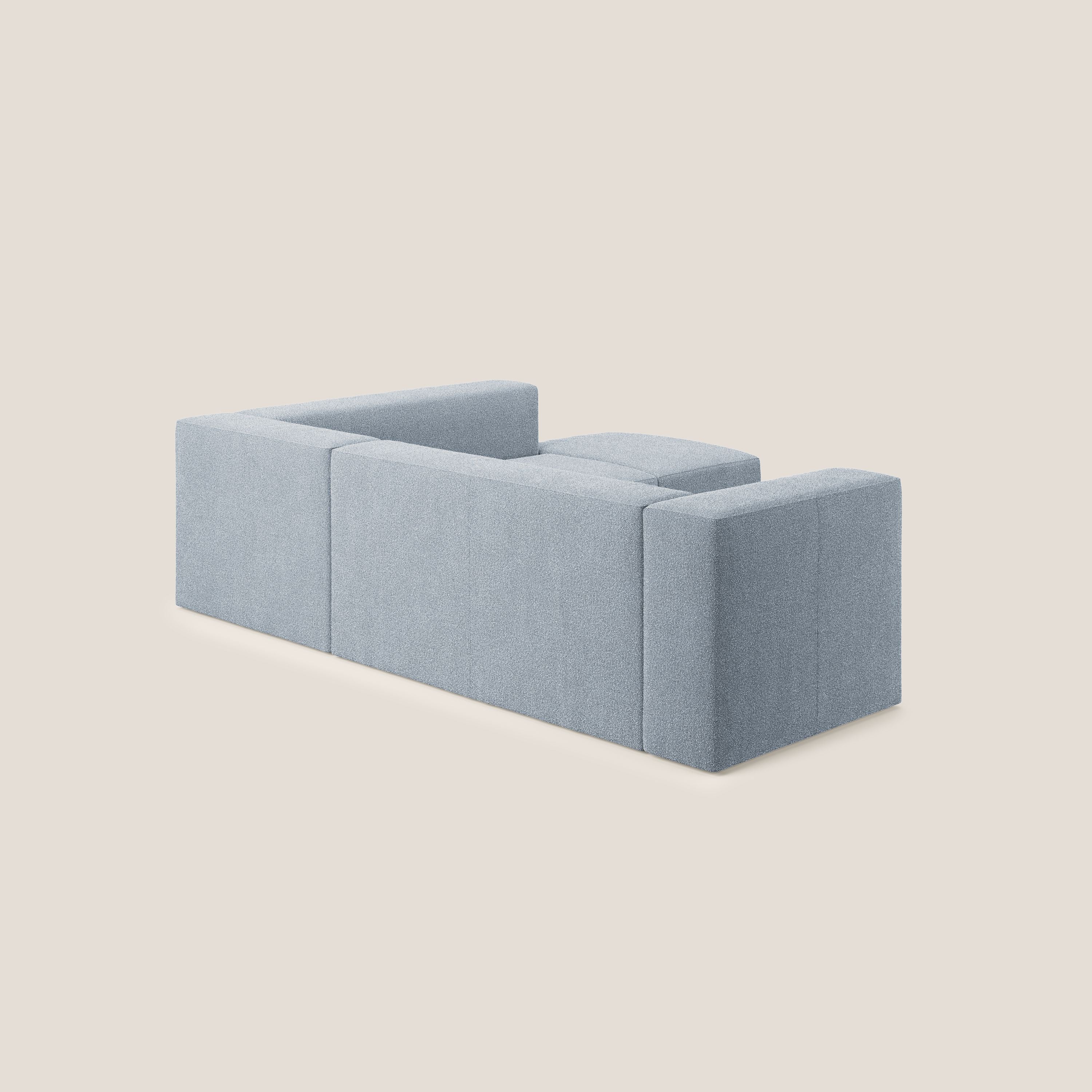 Nettuno canapé d'angle modulable en bouclette douce T07 sucre glace - Image 4