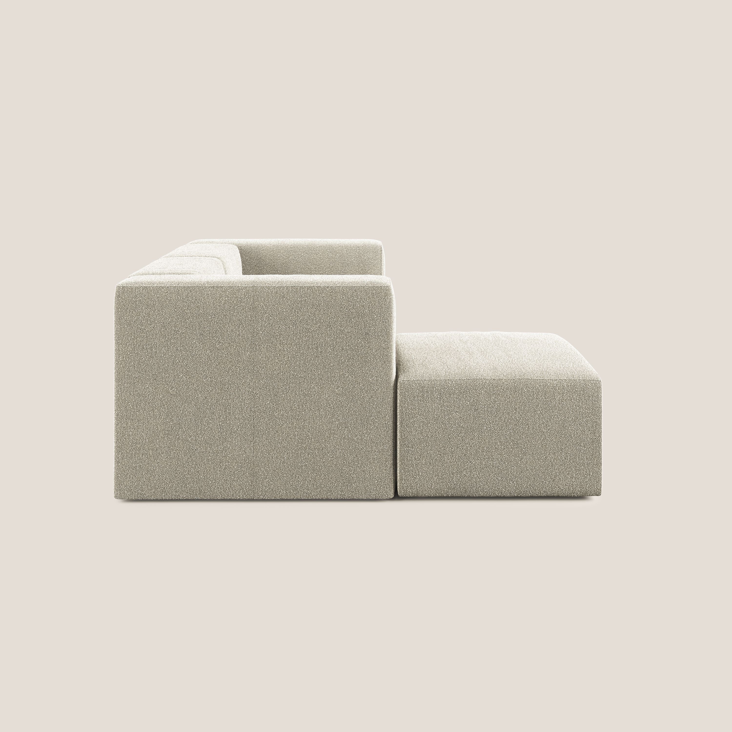 Nettuno canapé d'angle reversible modulable en bouclette douce T07 beige - Image 3