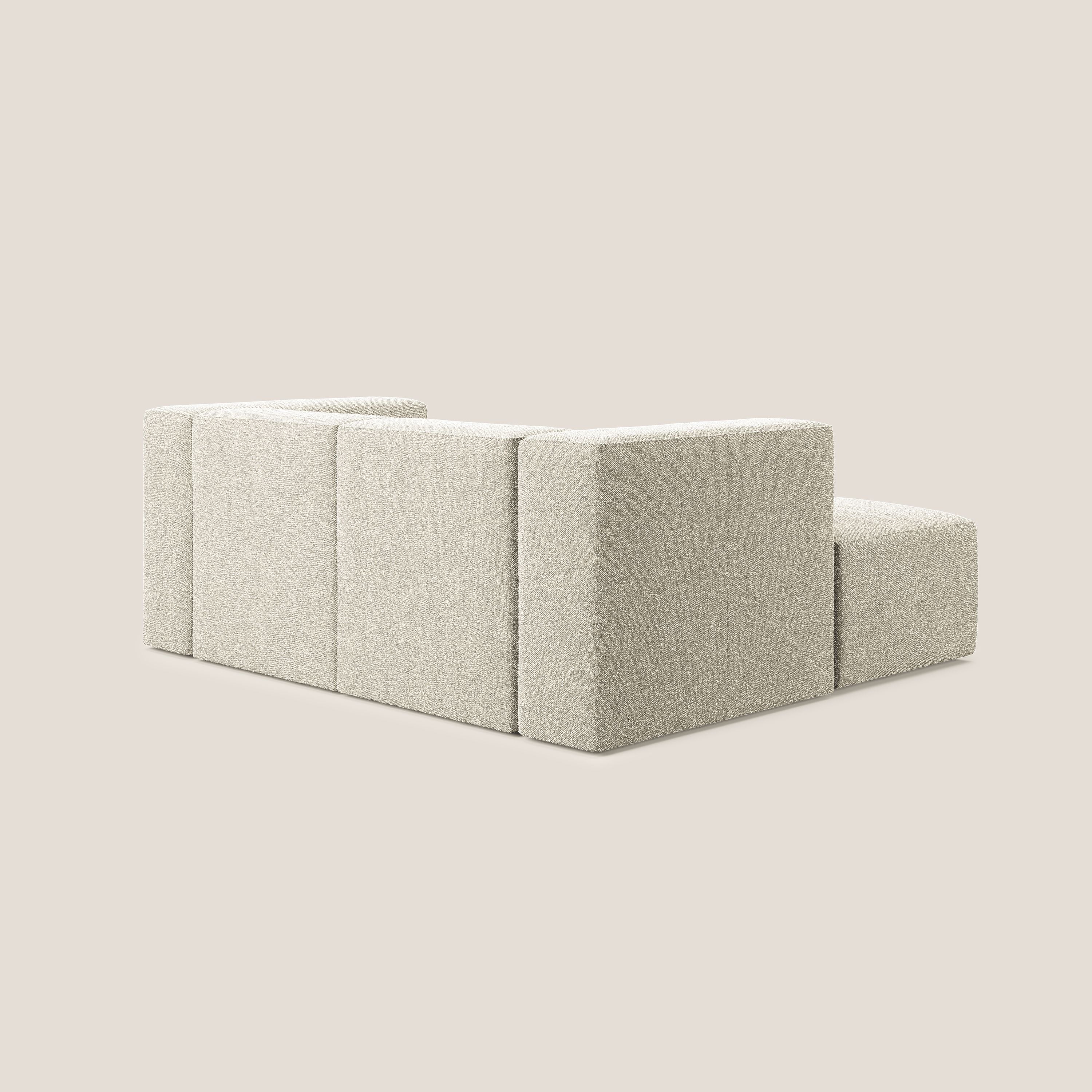 Nettuno canapé d'angle reversible modulable en bouclette douce T07 beige - Image 4