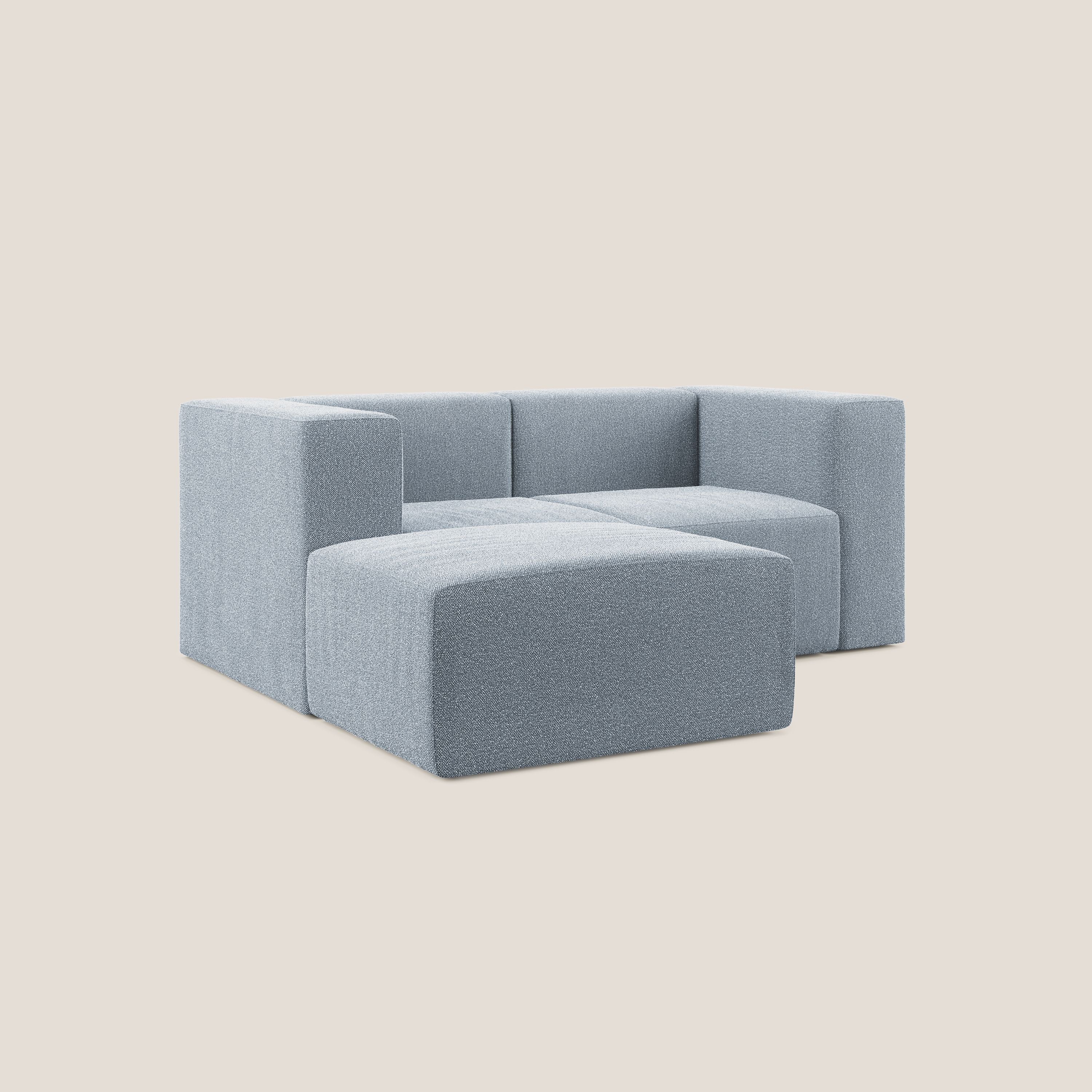 Nettuno canapé d'angle reversible modulable en bouclette douce T07 sucre glace - Image 2