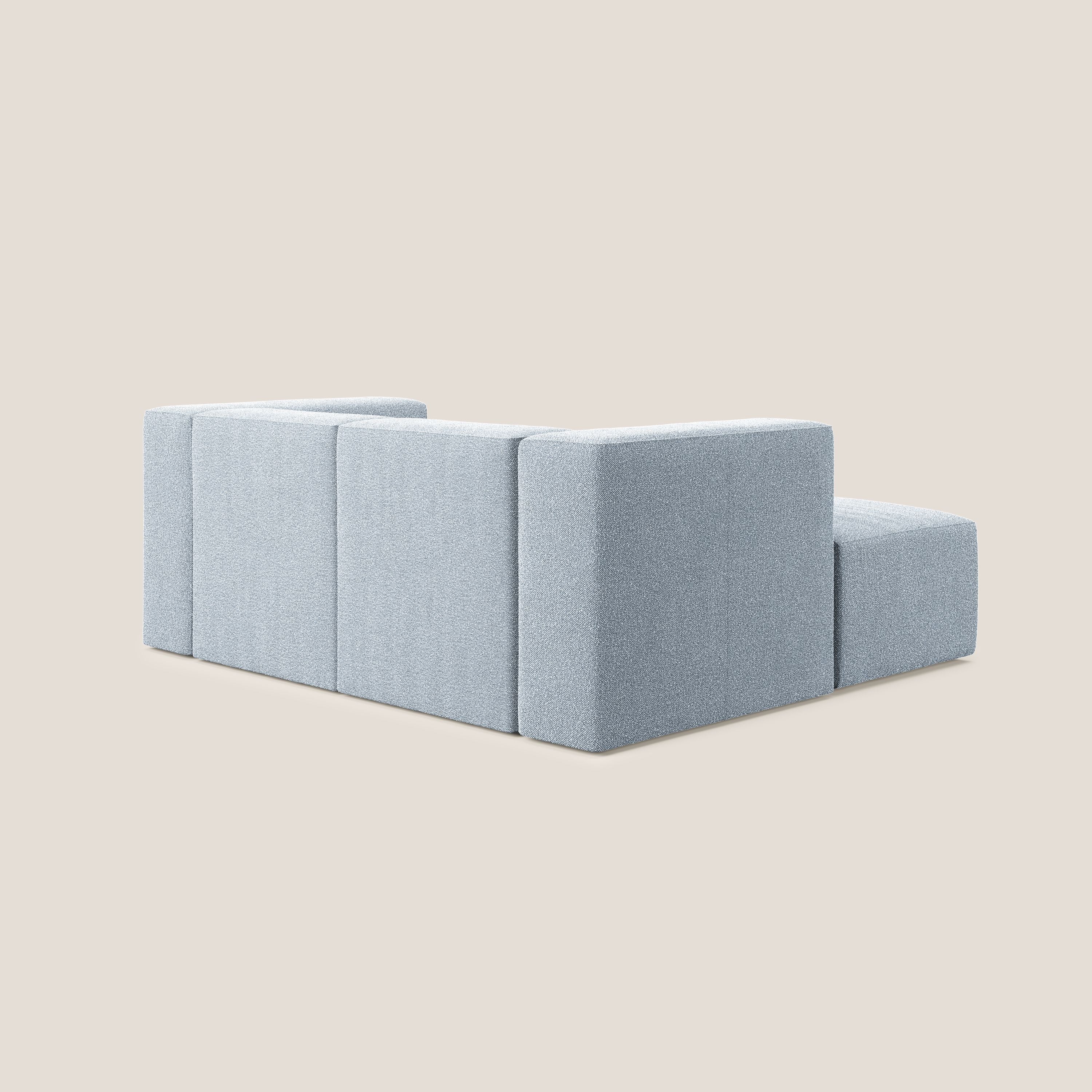 Nettuno canapé d'angle reversible modulable en bouclette douce T07 sucre glace - Image 4